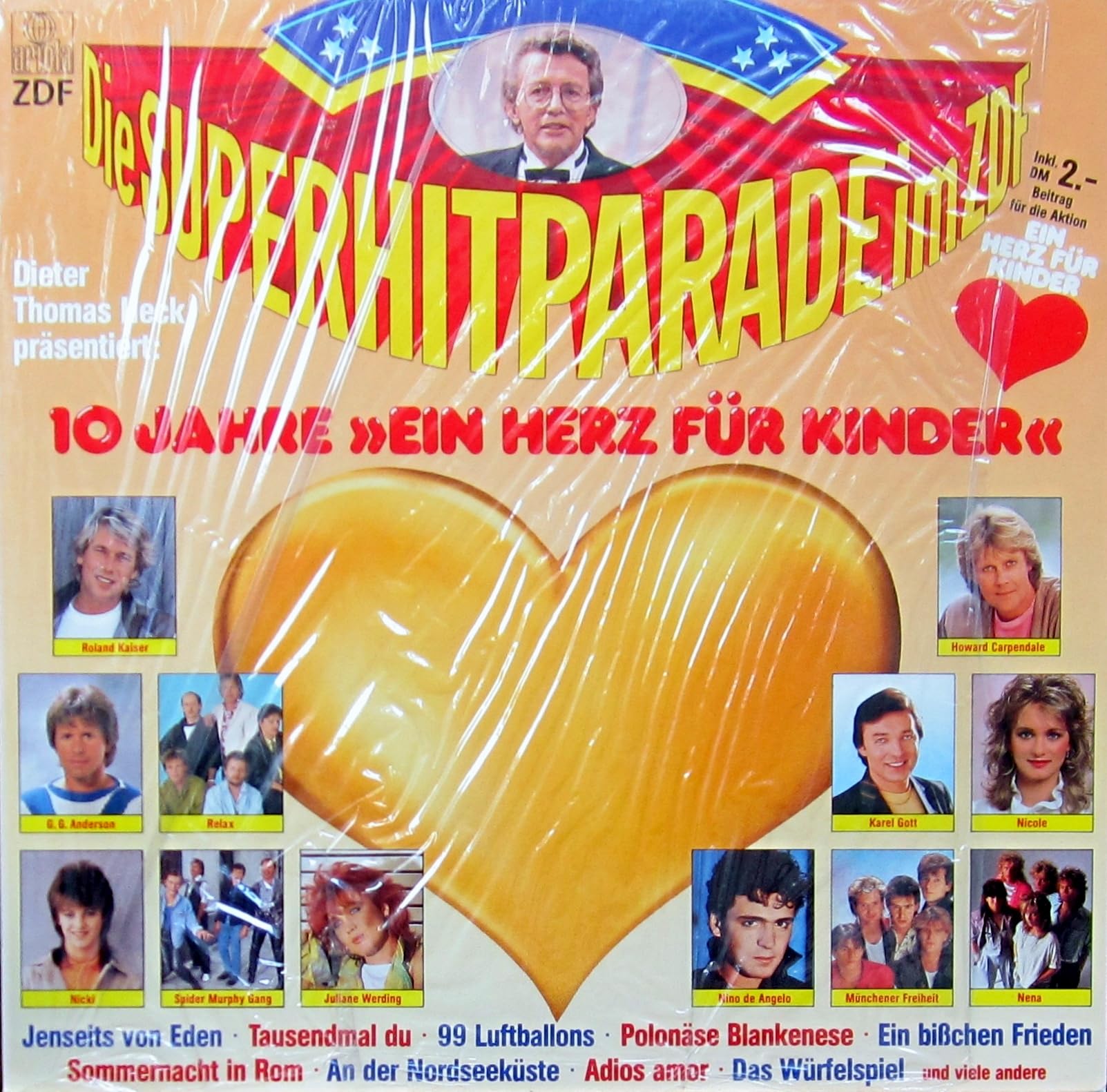 Super-Hitparade im ZDF-10 Jahre ein Herz für Kinder (1987) Music