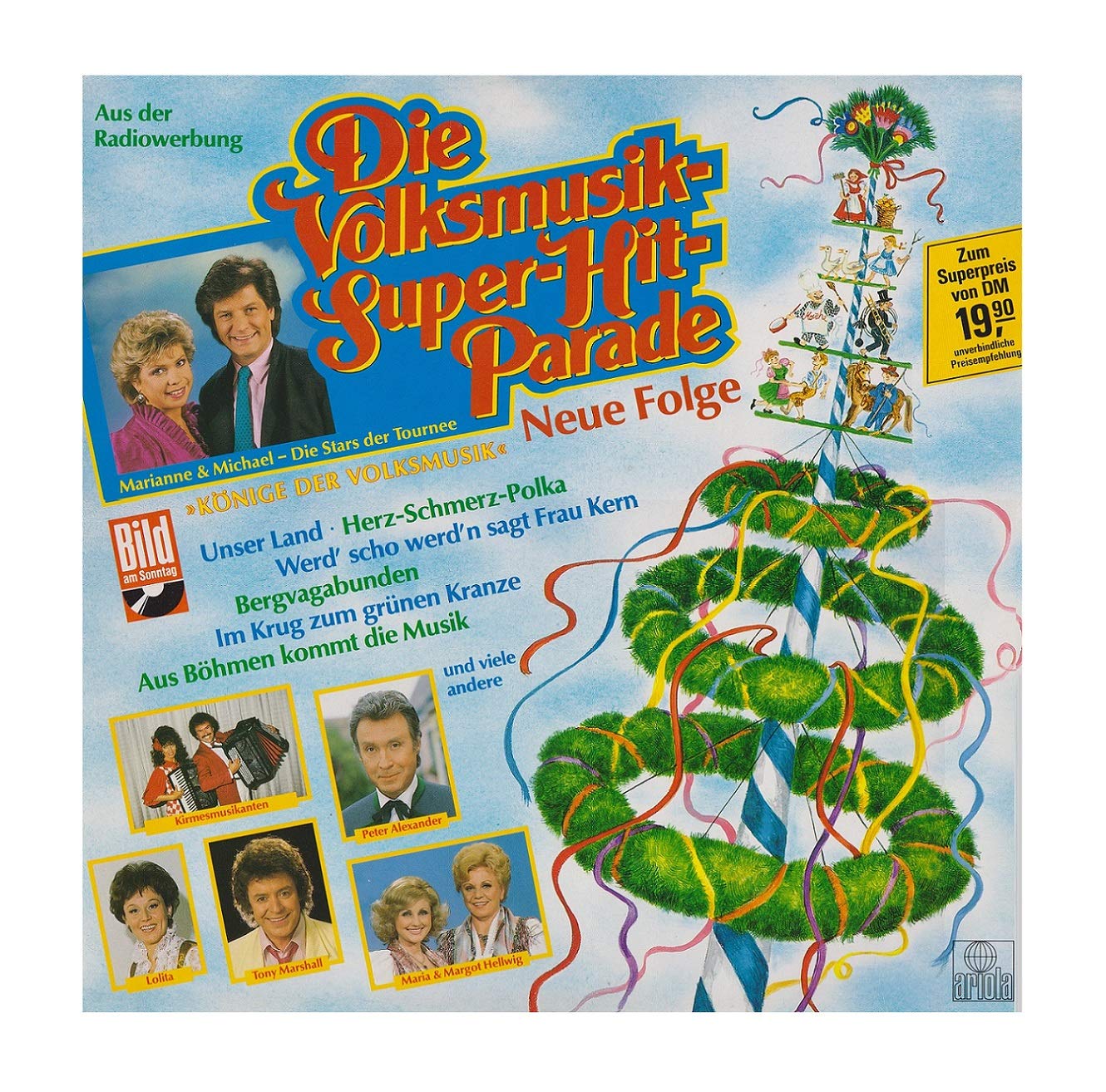 Peter Alexander, Marianne&Michael, Tony Marshall, Sepp Viellechner.. / Vinyl record Music