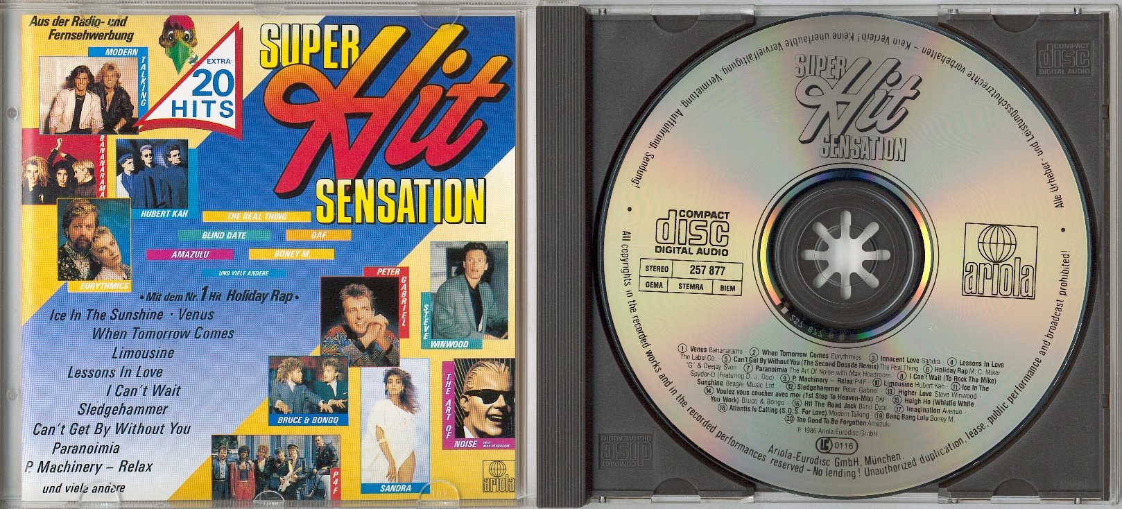 Super Hit Sensation (1986) Music
