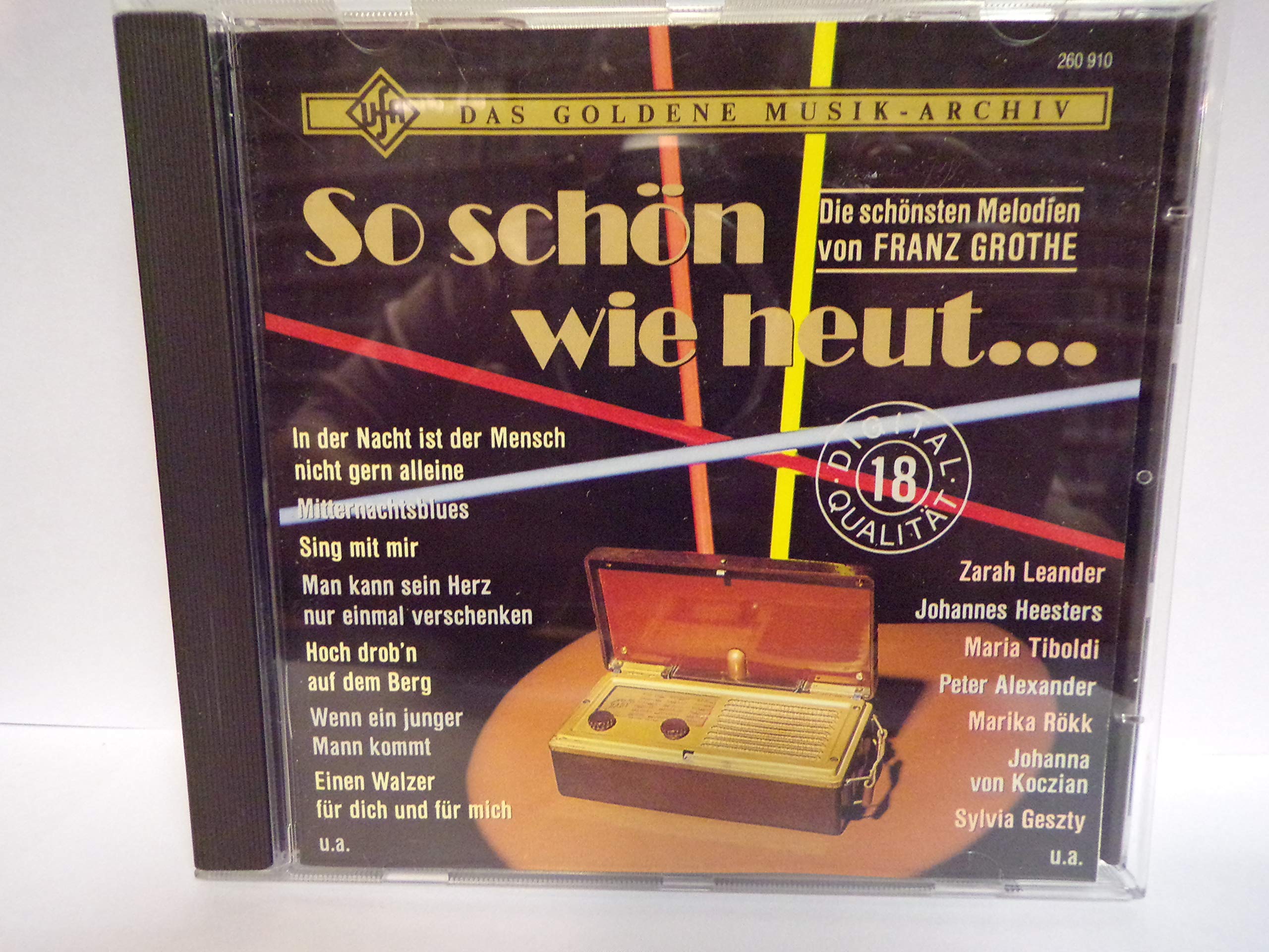So schön wie heut... / Die schönsten Melodien von Franz Grothe Music