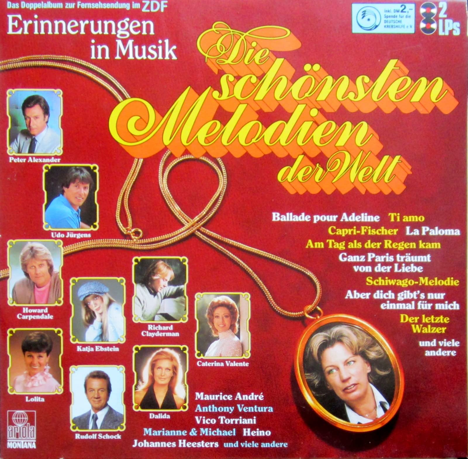 Udo Jürgens, Bruce Low, Anthony Ventura, Howard Carpendale,... / Vinyl record Music