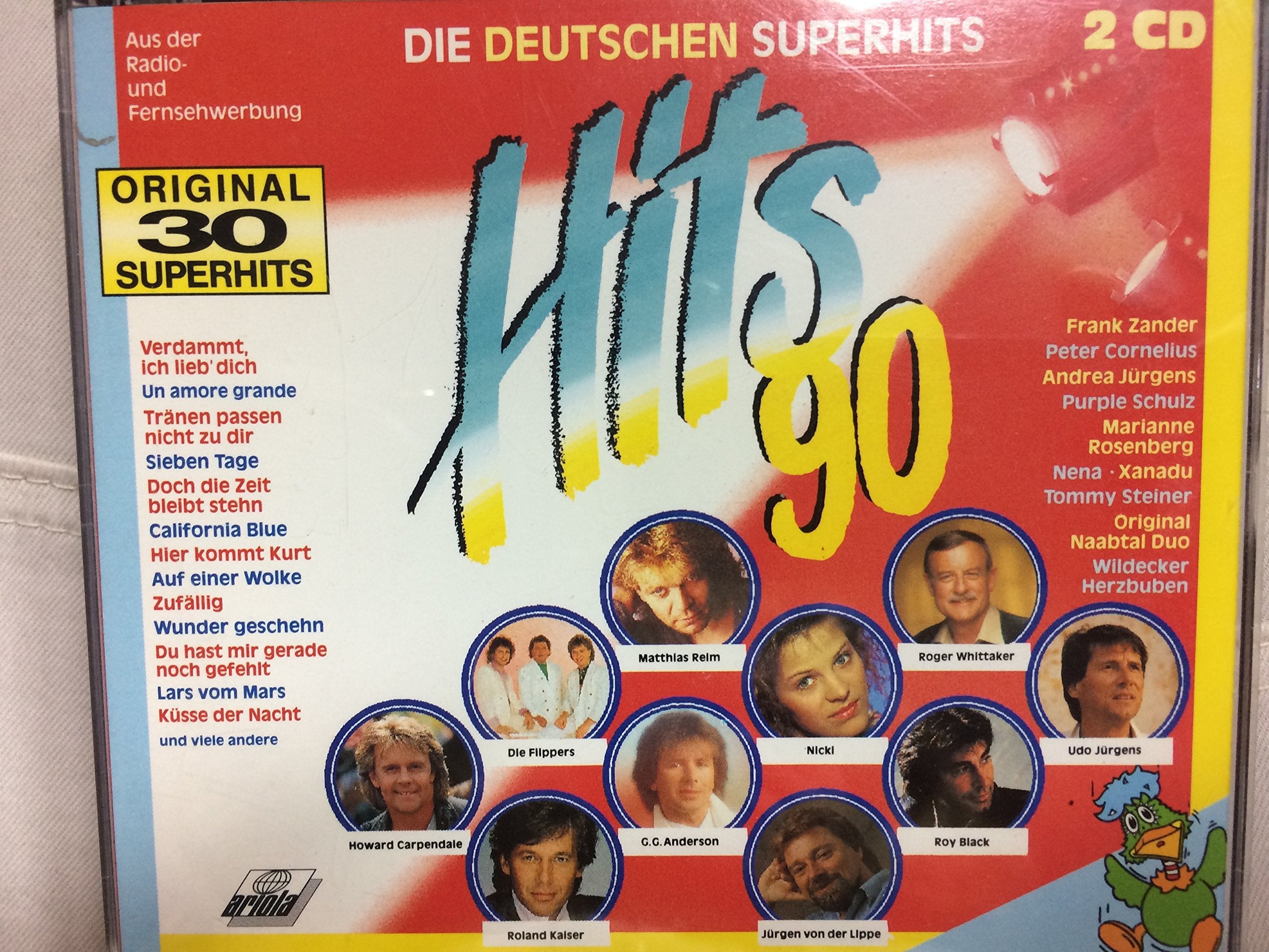 Matthias Reim, Nena, Frank Zander, GG Anderson, Udo Jürgens.. Music
