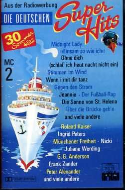 Die Deutschen Superhits - 30 Sommer-Hits - 2 Kasetten Music