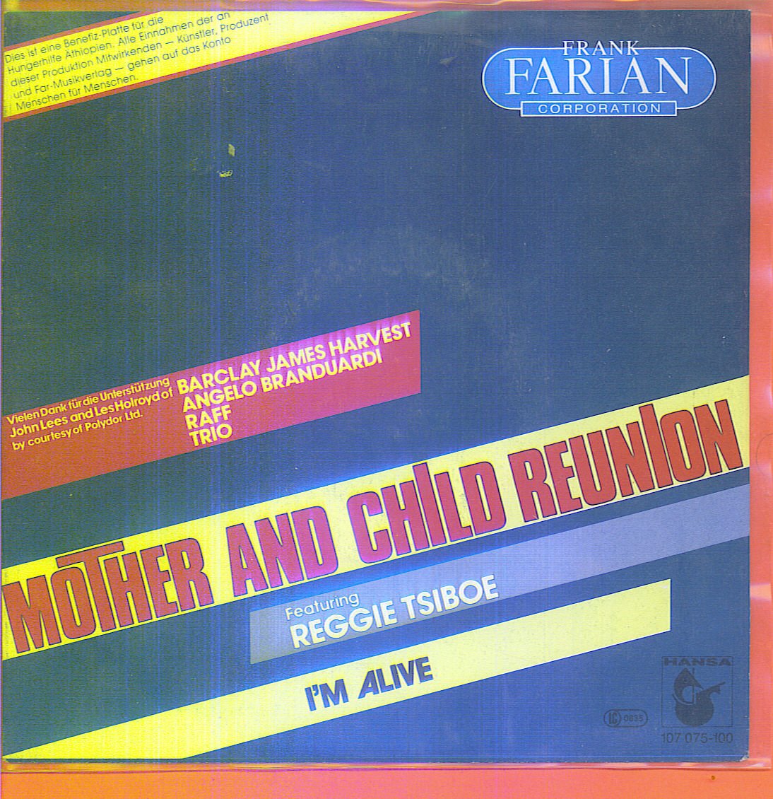Mother and child reunion (5:30min., 1985) Music