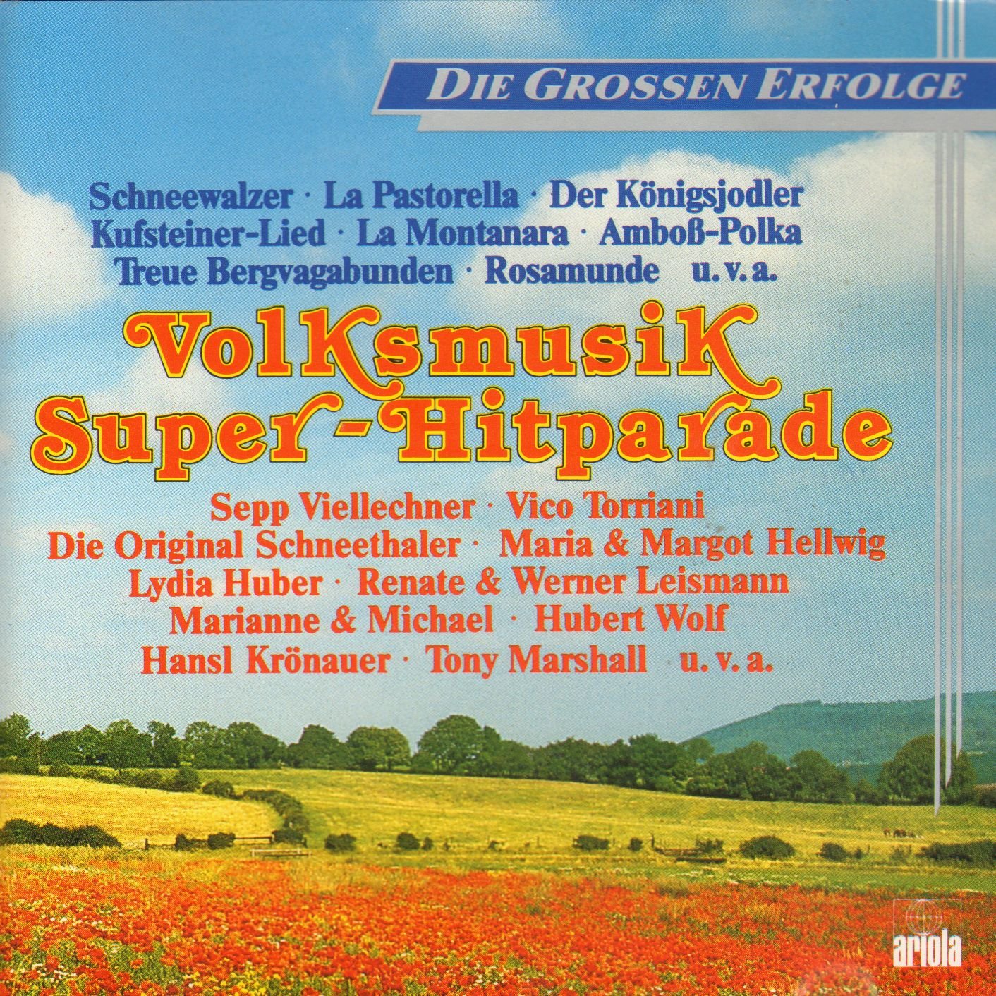 Orig. Schneethaler, Vico Torriani, Lydia Huber, Marianne & Michael, Tony Marshall.. Music
