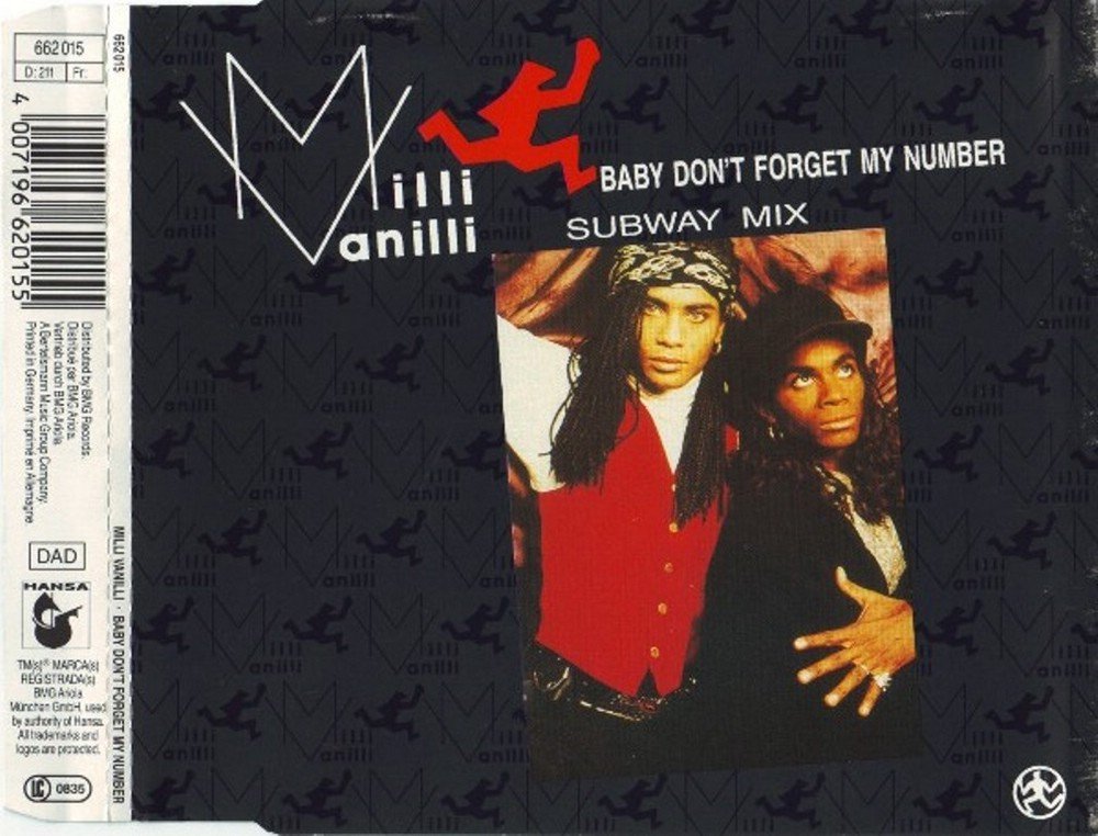 Product Image: Baby, don't forget my number (Subway Mix)