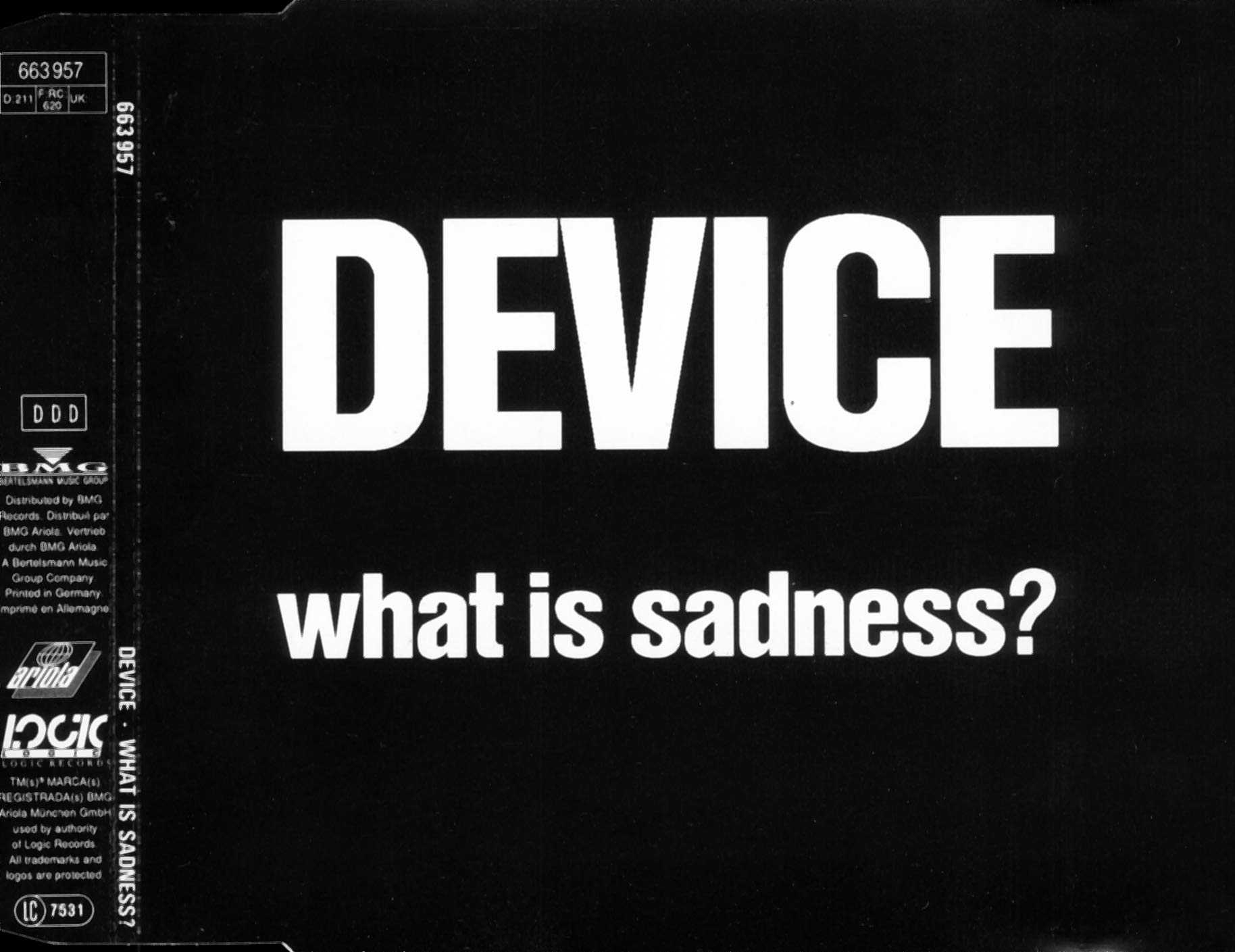 What is sadness? (4 versions, 1990) Music