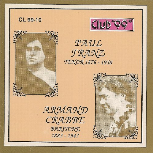 Paul Franz - Armand Crabbe cd