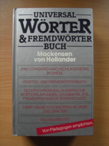 Das neue Wörter-& Fremdwörterbuch Learning & Reference