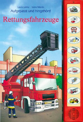 Rettungsfahrzeuge, m. Soundeffekten Children's books