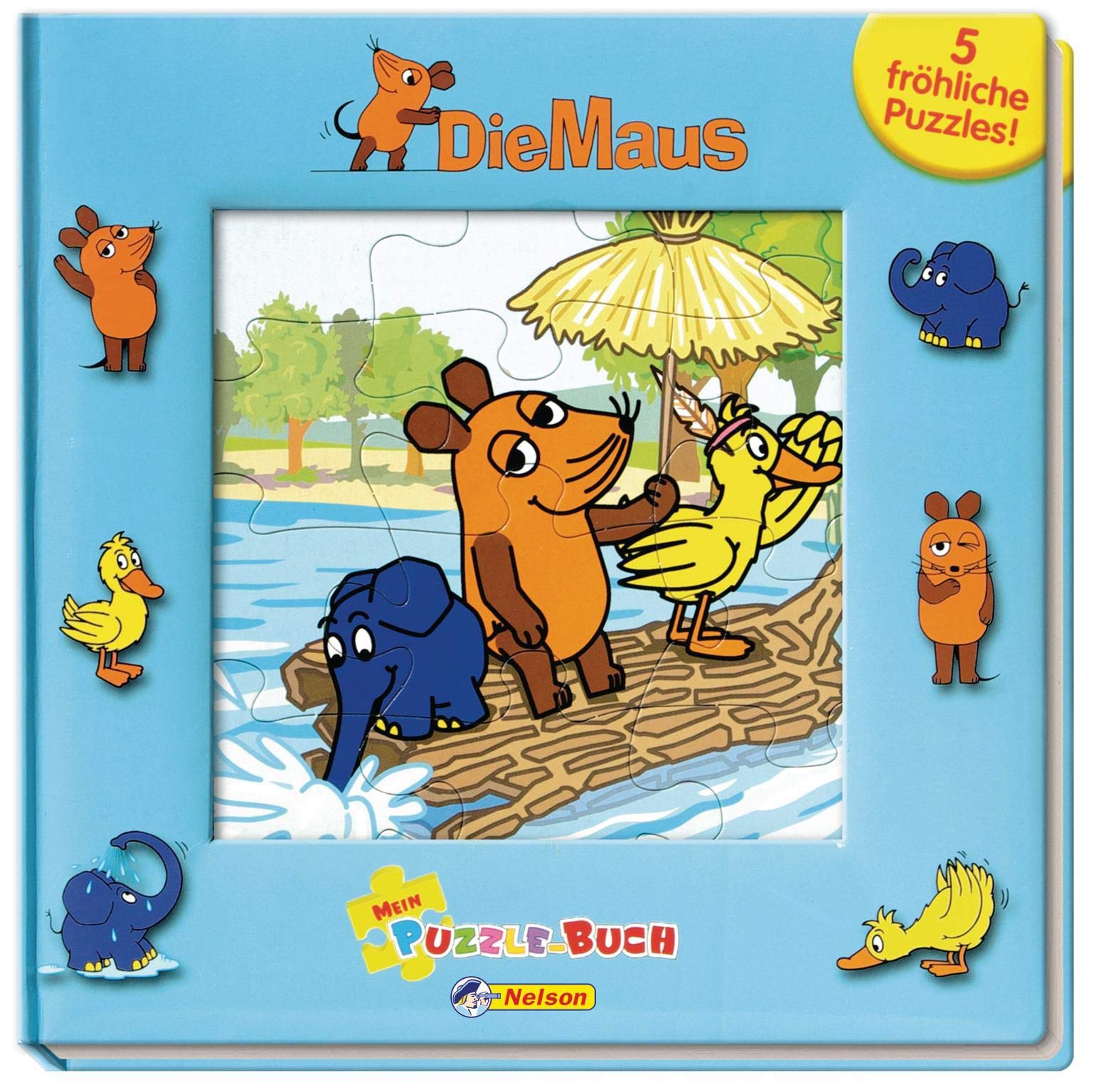 Die Maus - Mein Puzzle-Buch: 5 fröhliche Puzzles! Children's books