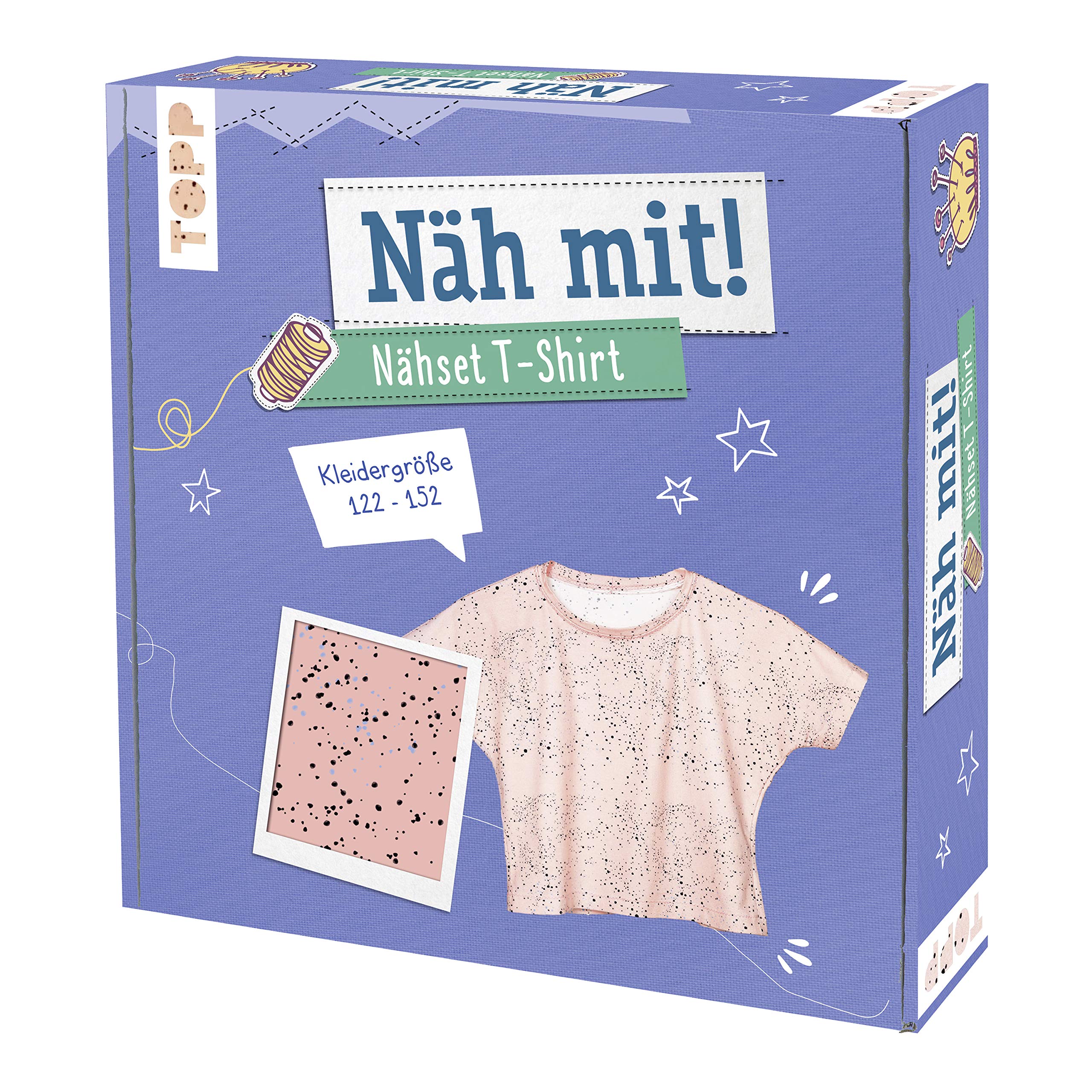 Näh Mit! Nähset T-Shirt: Anleitung und Material für ein stylisches T-Shirt zum Selbernähen Hobbies & Crafts