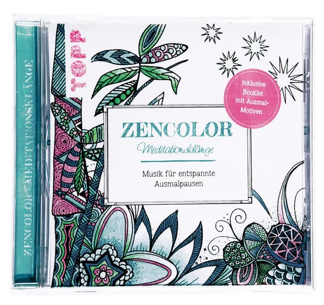CD Zencolor Meditationsklänge: Musik für entspannte Ausmalpausen Hobbies & Crafts