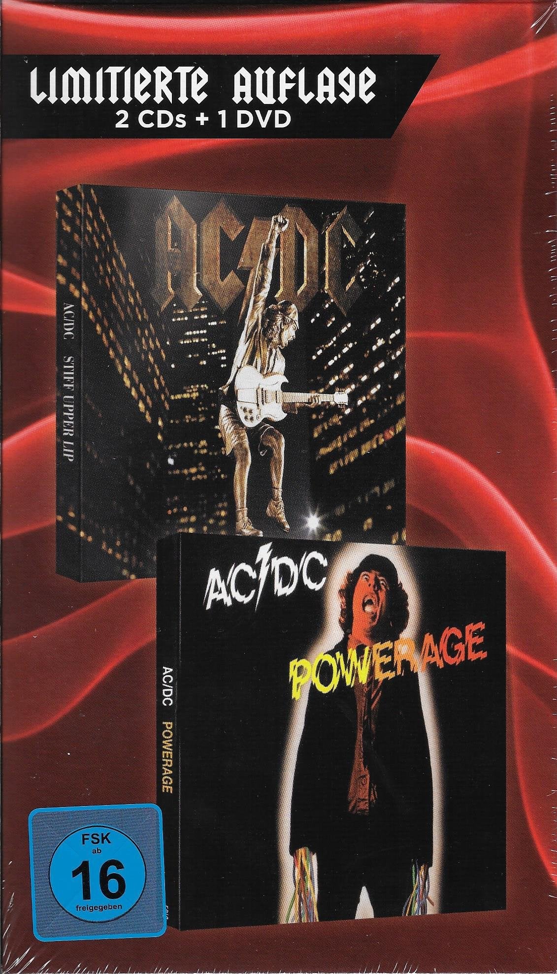 AC/DC Stiff Upper Lip + Powerage + DVD In Concert Live - Limitierte Auflage Music