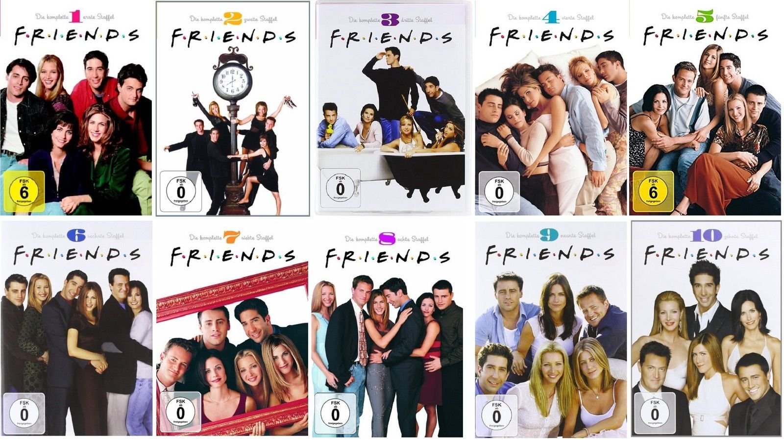 Friends - Staffel/Season 1+2+3+4+5+6+7+8+9+10 * DVD Set Box sets