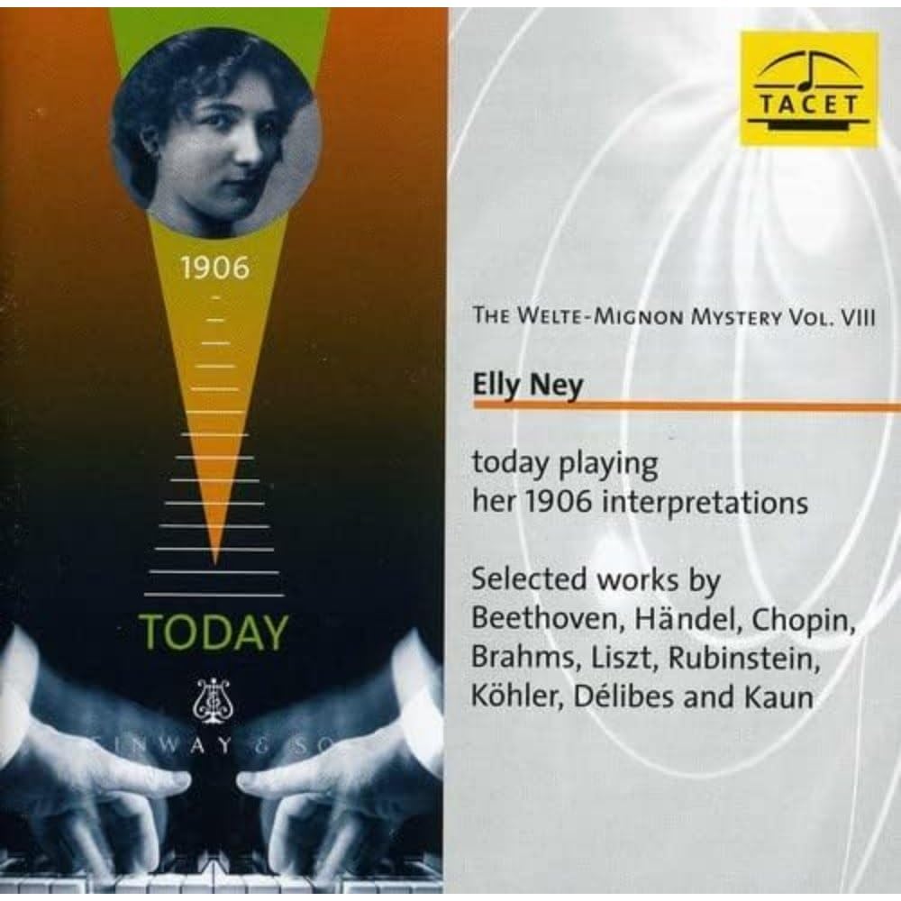 Welte-Mignon Mystery Vol 8: Elly Ney playing her 1906 Interpretations Music