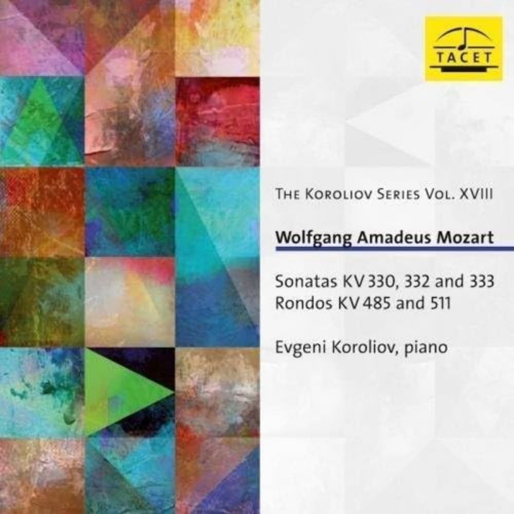 MOZART:Sonatas KV 330, 332 And 333 Rondos KV 485 And 511 cd