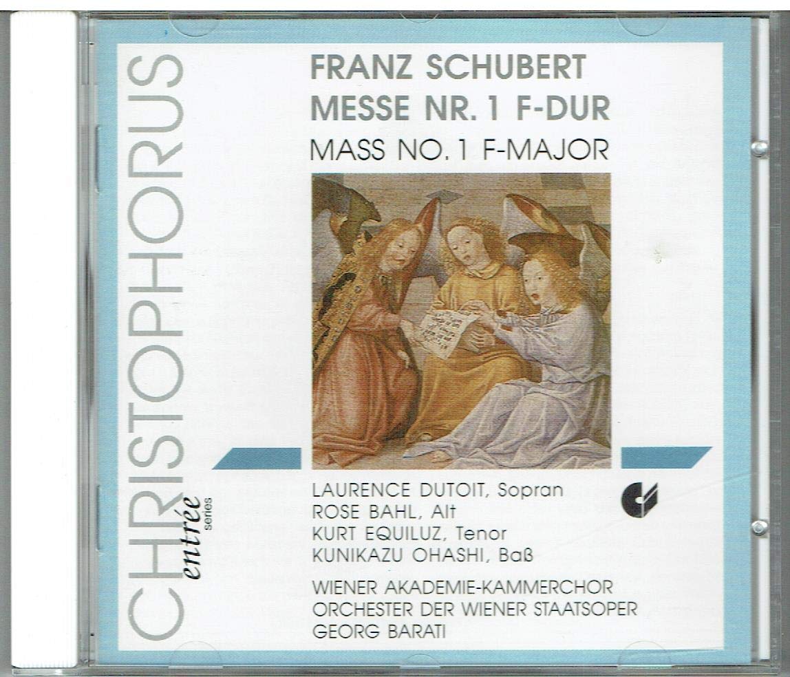 SCHUBERT MESSE NR. 1 F-MAJOR GEOTG BARATI WIENER AKADEMIE-KAMMERCHOR WIENER STAATSOPER Music