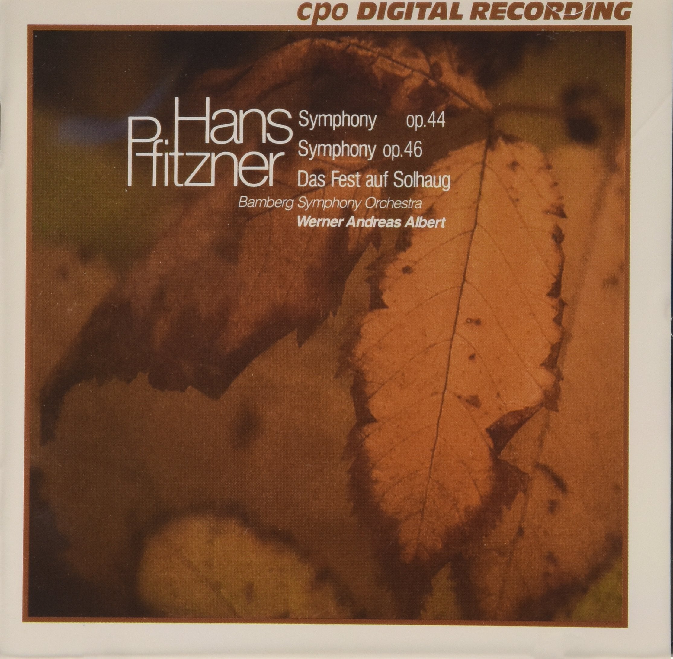 Symphonies Opp. 44 & 46 / Das Fest Auf Solhaug Classical