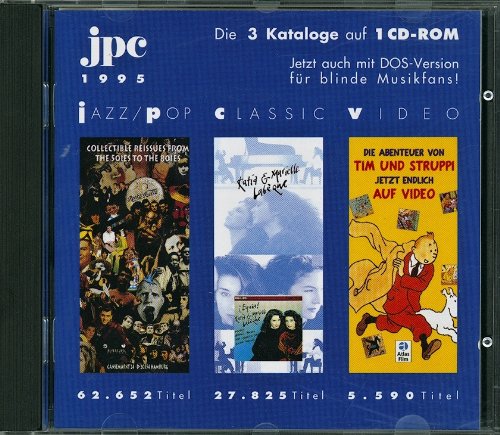 JPC 1995 CD-ROM-Katalog Jazz / Pop-Classic-Video Learning