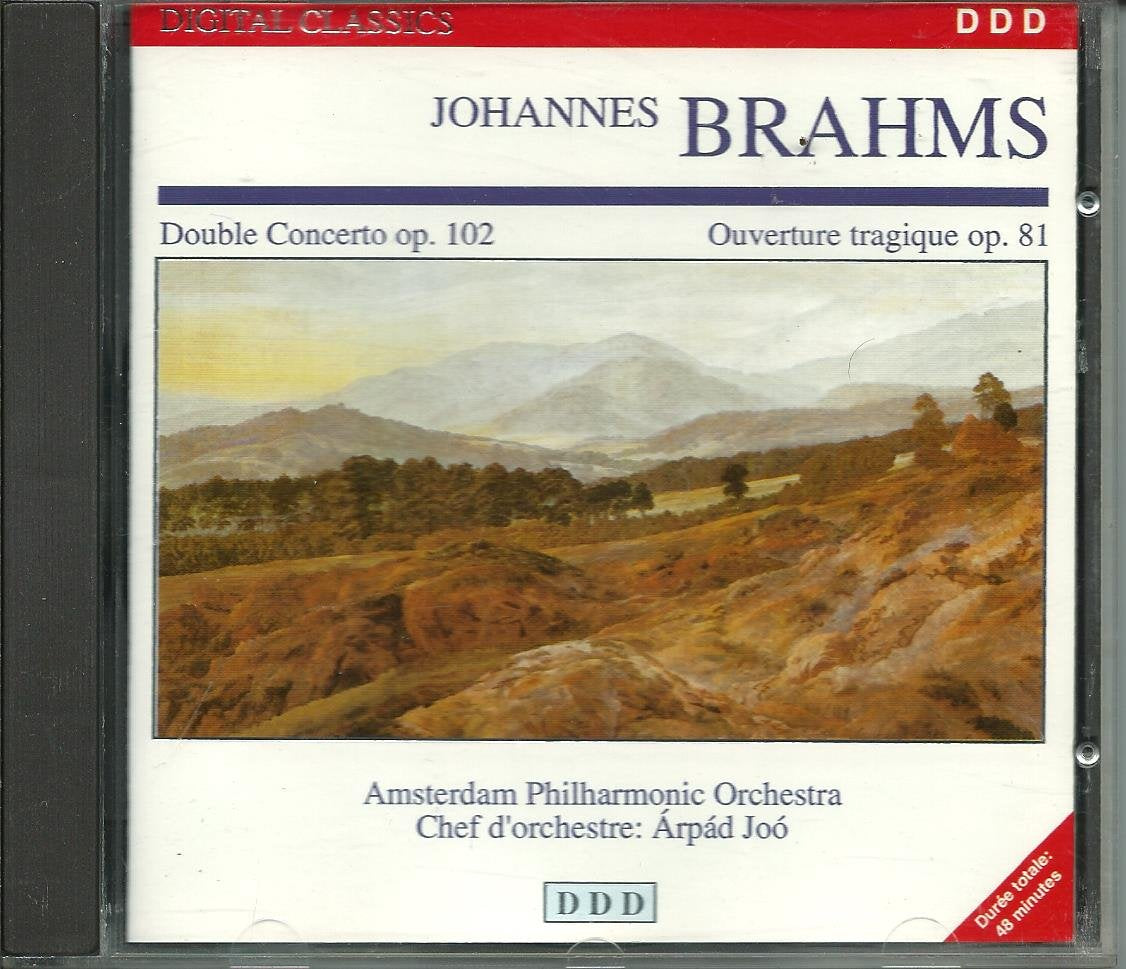 BRAHMS Double concerto opus 102 / Ouverture tragique op. 81 cd