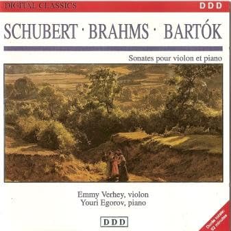 Product Image: Schubert Brahms Bartok - Sonaten fur Violine und Klavier