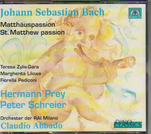 Matthäuspassion (Hermann Prey, Peter Schreier, Claudio Abbado) (2CD) Classical