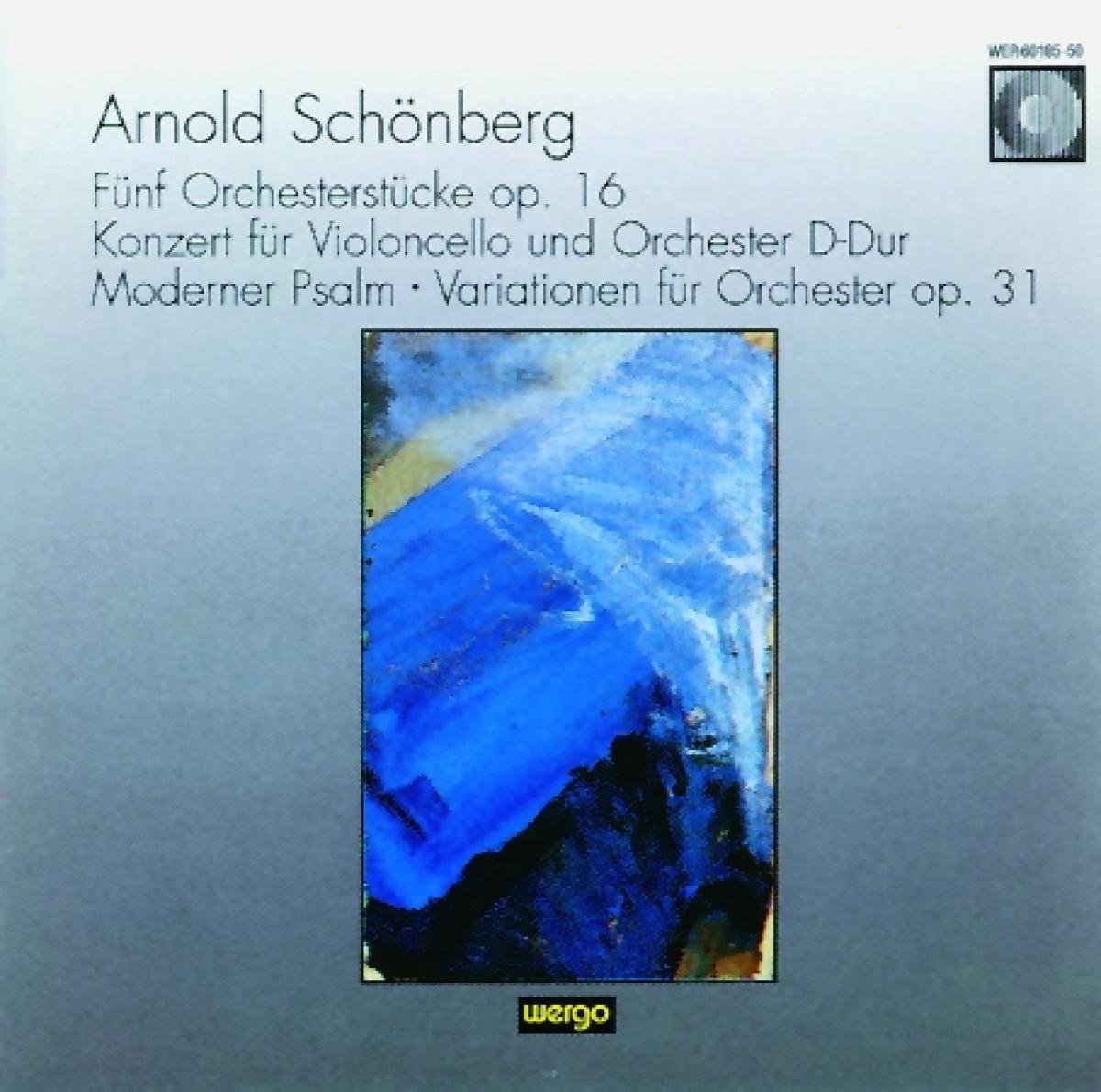 Fünf Orchesterstucke,op.16/Konzert f.Violonce cd
