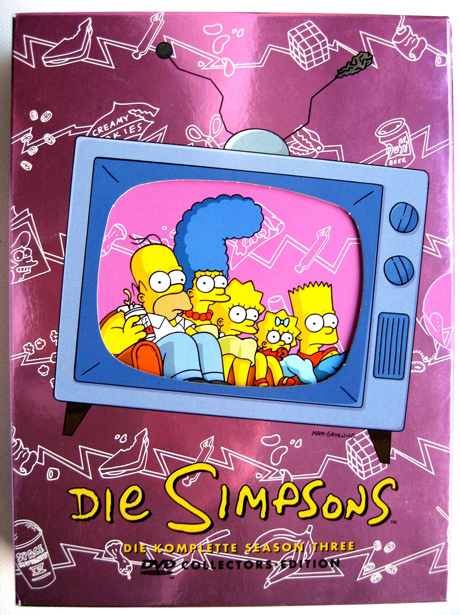 Die Simpsons - Die komplette Season 3 (Collector's Edition, 4 DVDs) Box sets