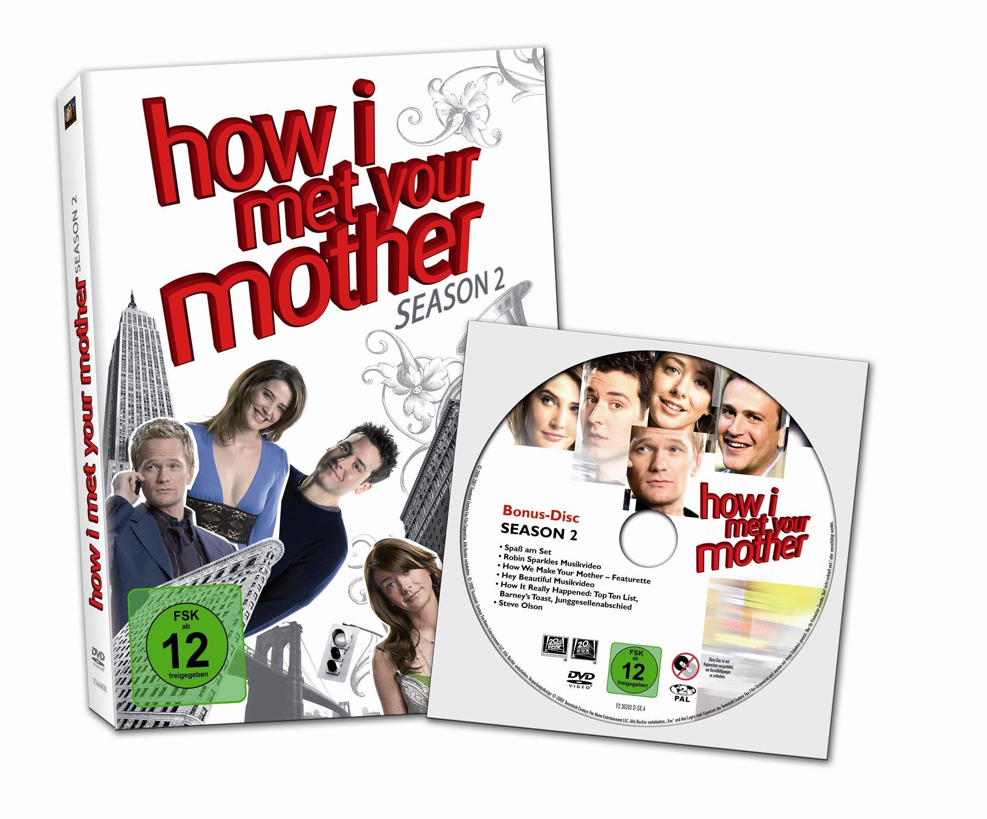 How I met your Mother Season 2 (+Bonus-Disc, exklusiv bei Amazon.de) Films