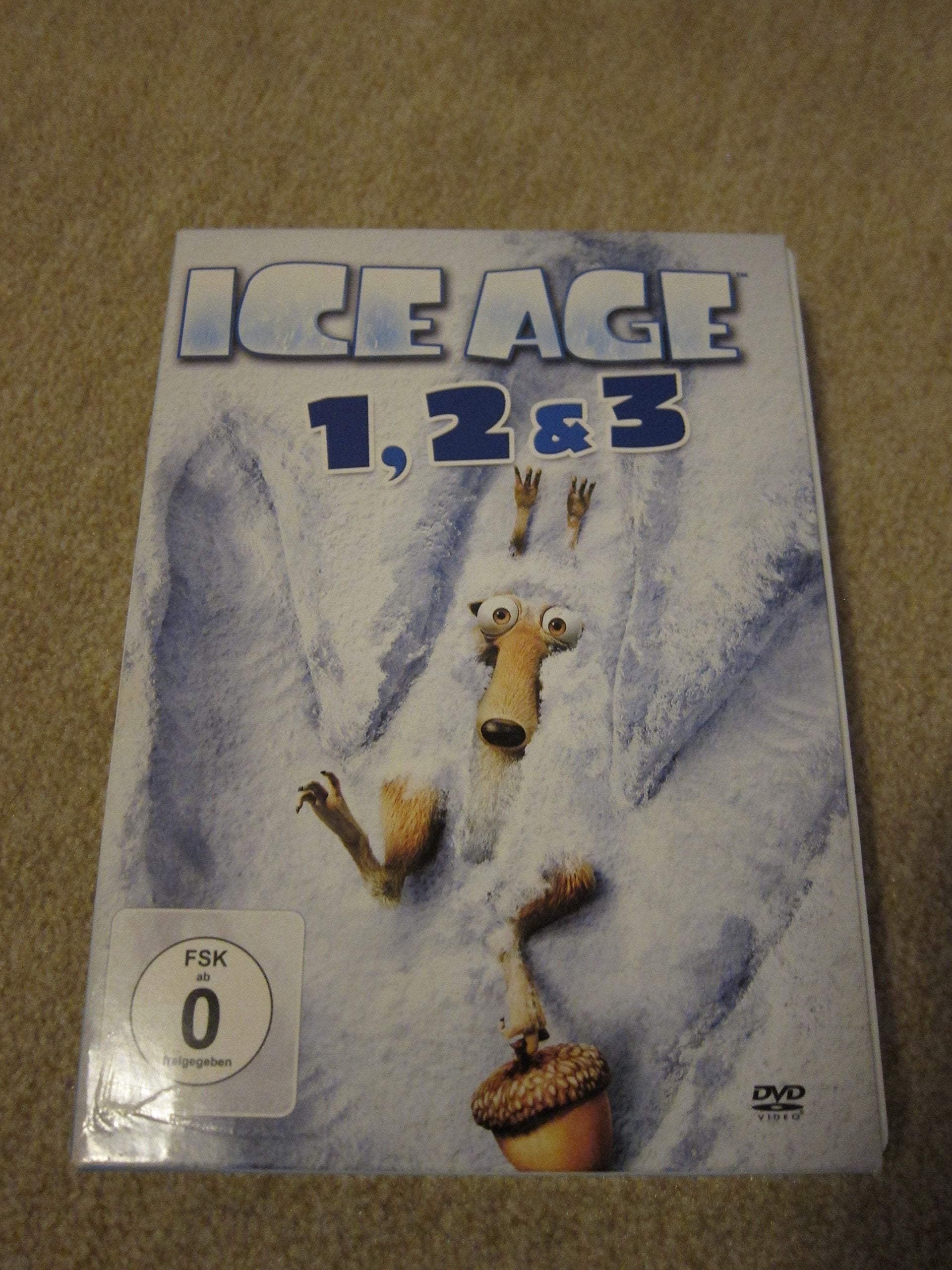 Ice Age 1, 2 & 3 (3 DVDs) Movies