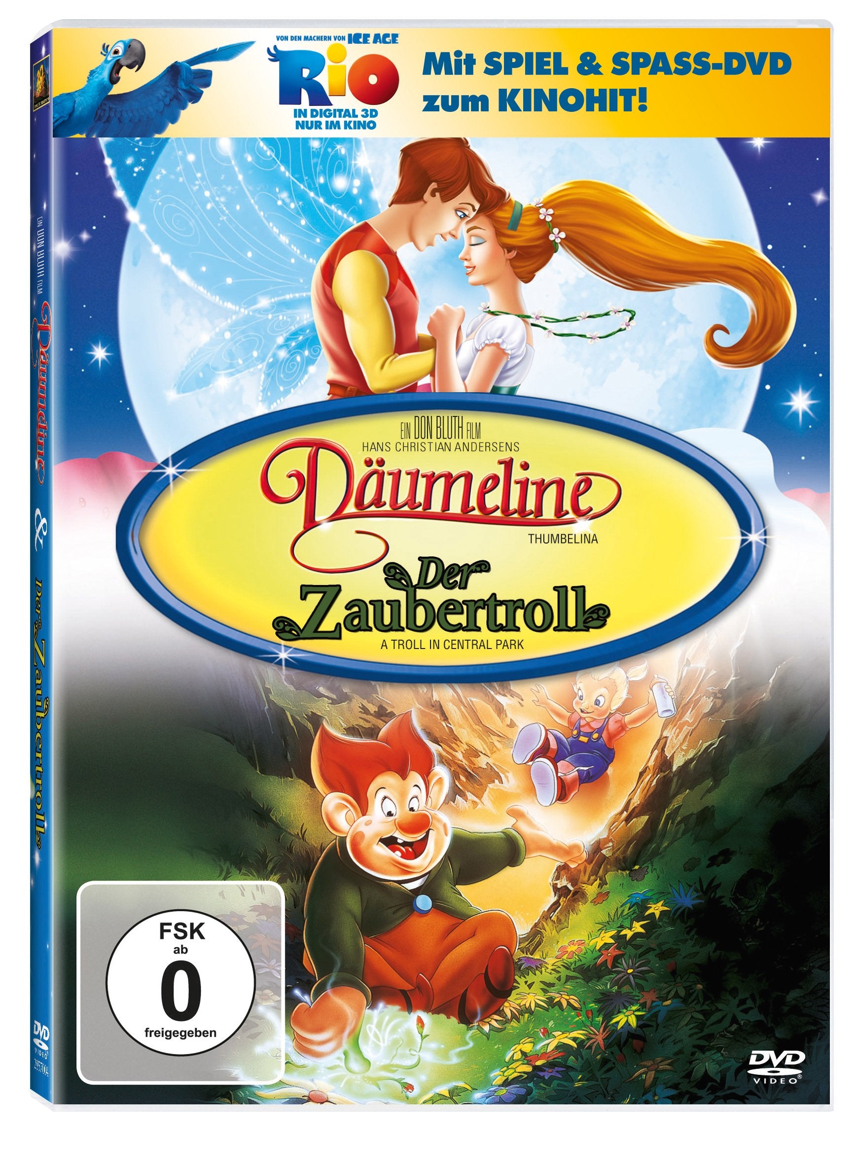 Däumeline/A Troll in Central Park (+ Rio Activity Disc) Movies