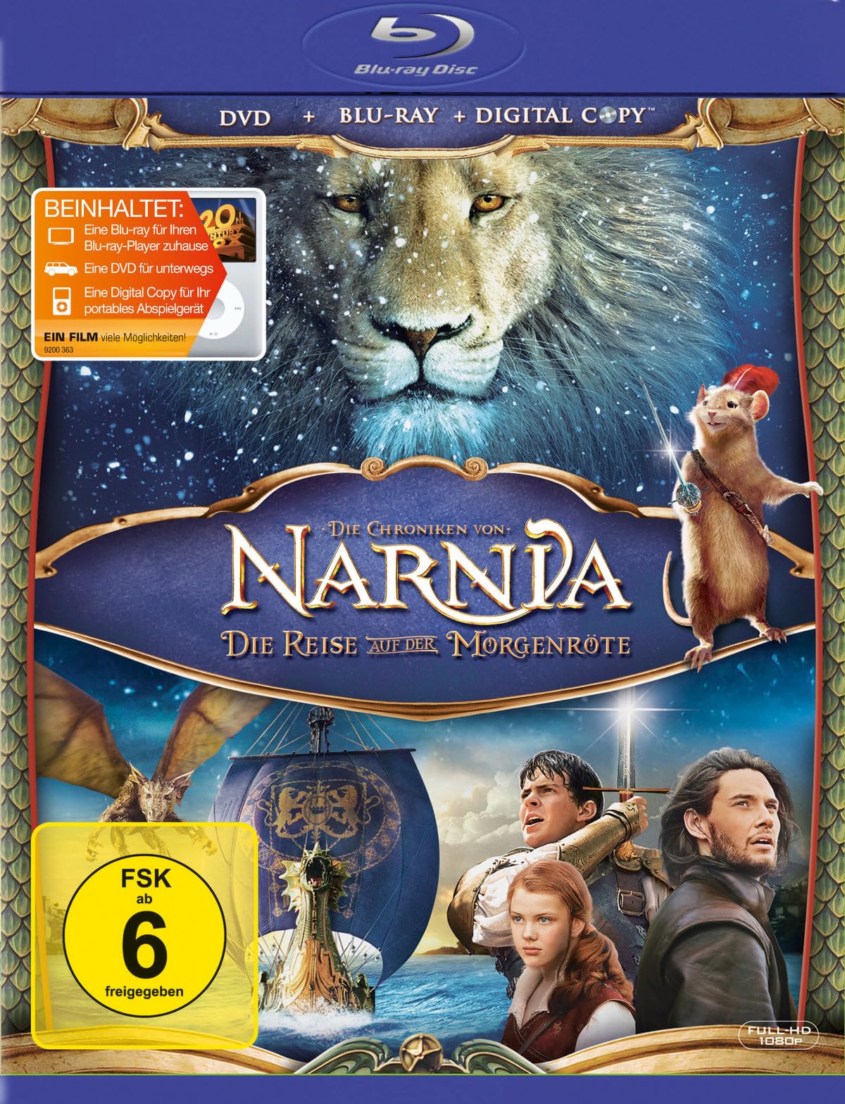 Die Chroniken von Narnia: Die Reise auf der Morgenröte (+ DVD + Digital Copy) Films