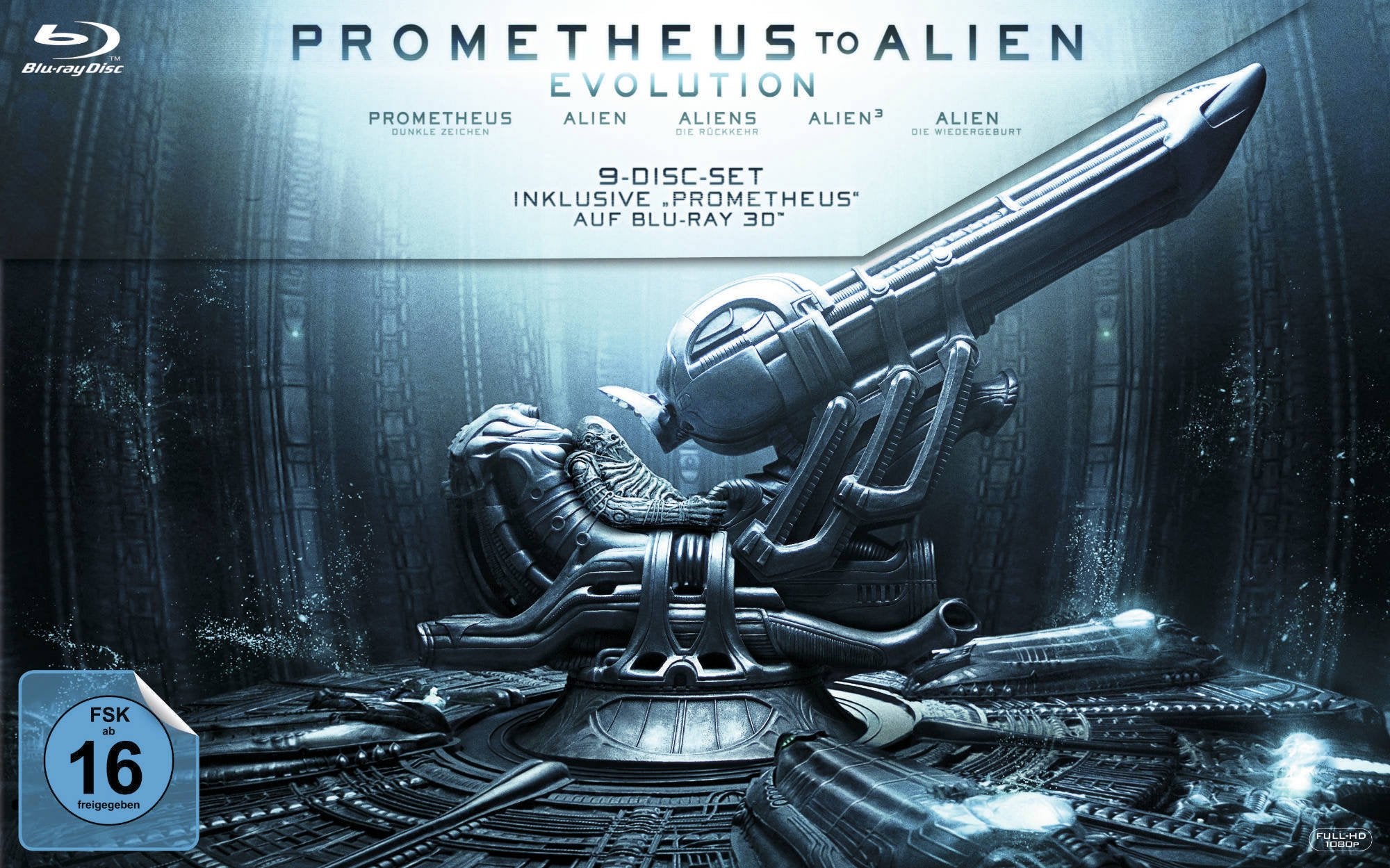 Product Image: Prometheus to Alien: Evolution (Limited Edition + Blu-ray 3D) (exklusiv bei Amazon.de)