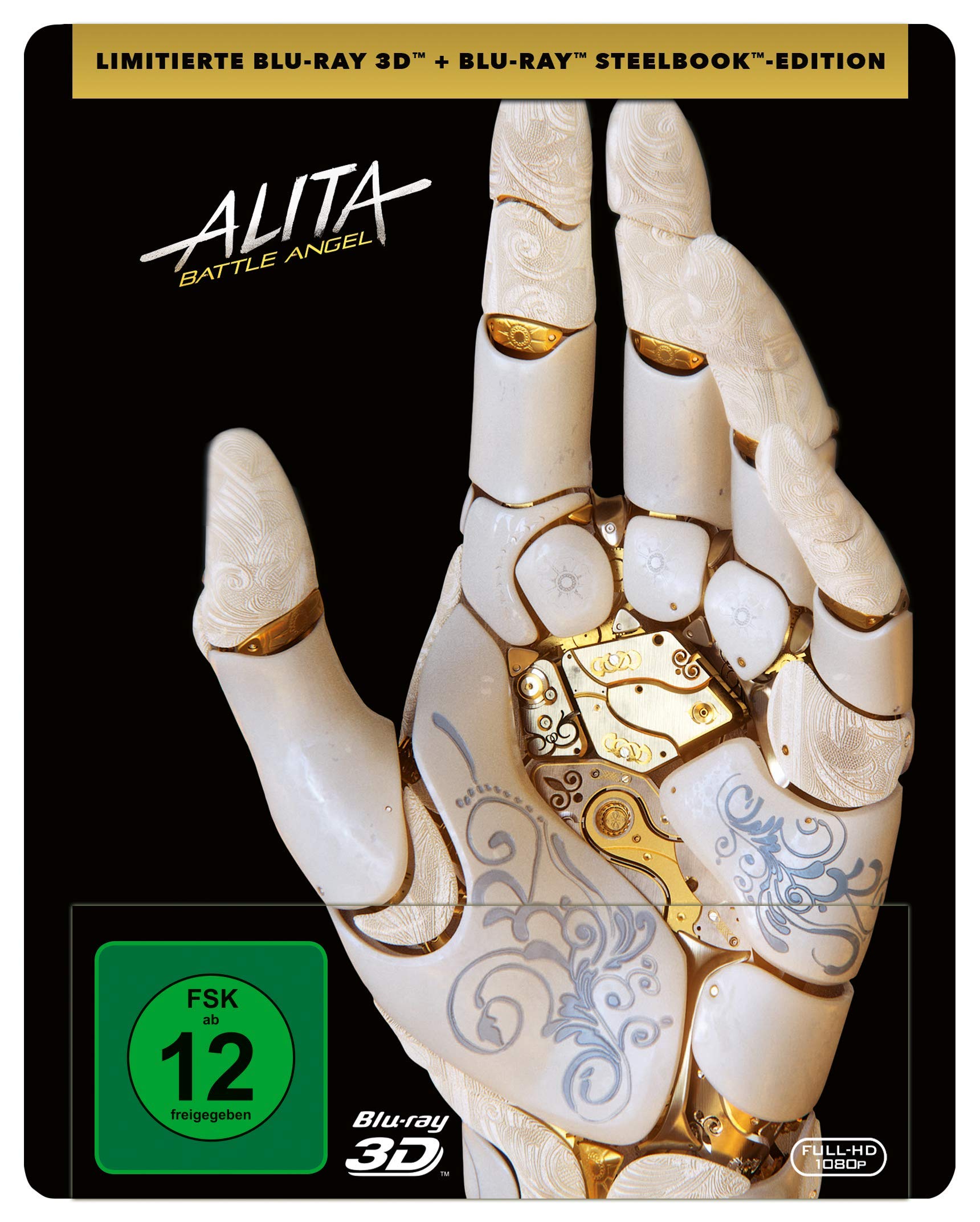 Alita: Battle Angel (3D Steelbook + 2D Blu-ray) Films