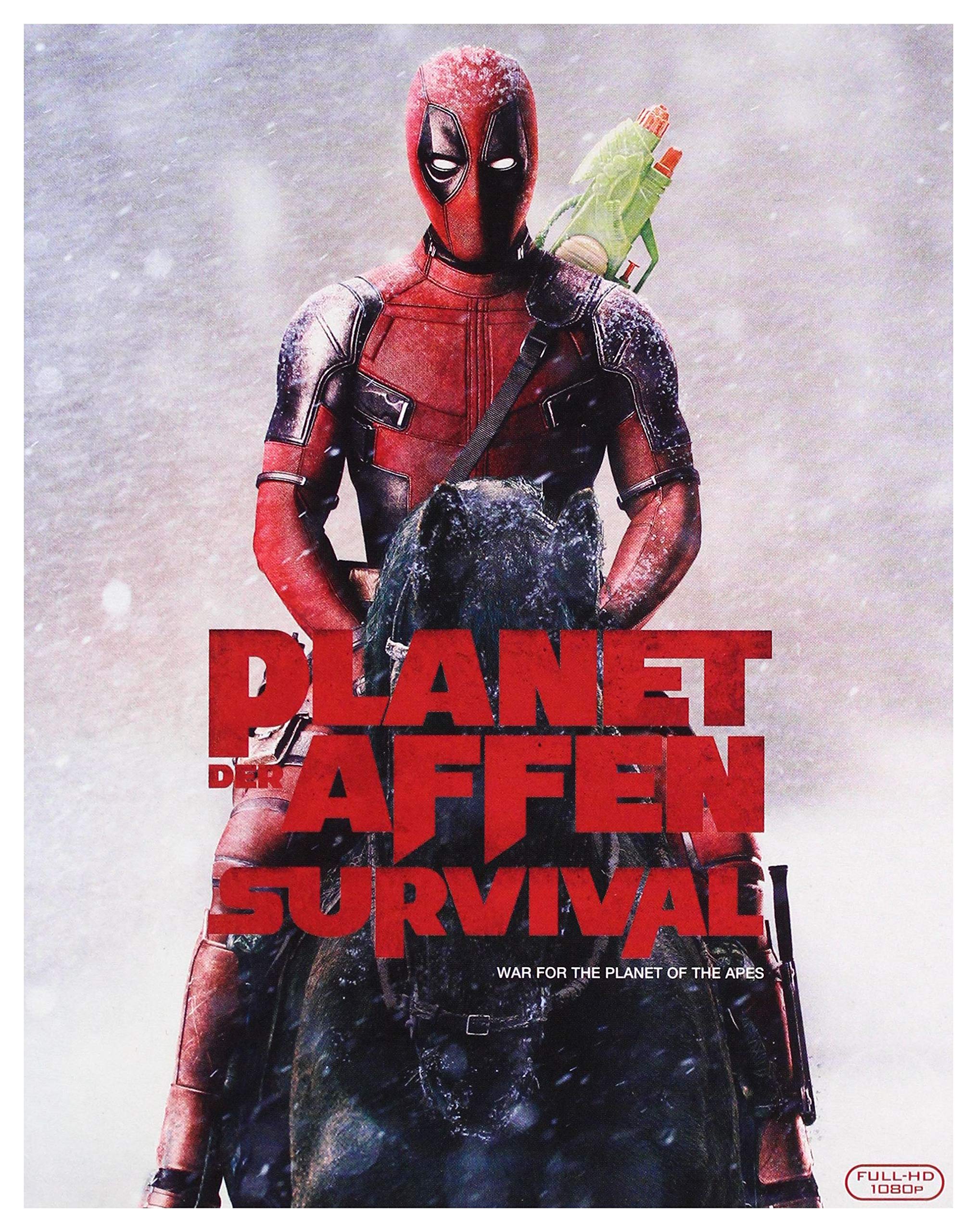 Planet der Affen Survival - Exklusiv Limited Deadpool Schuber Edition - Blu-ray Films