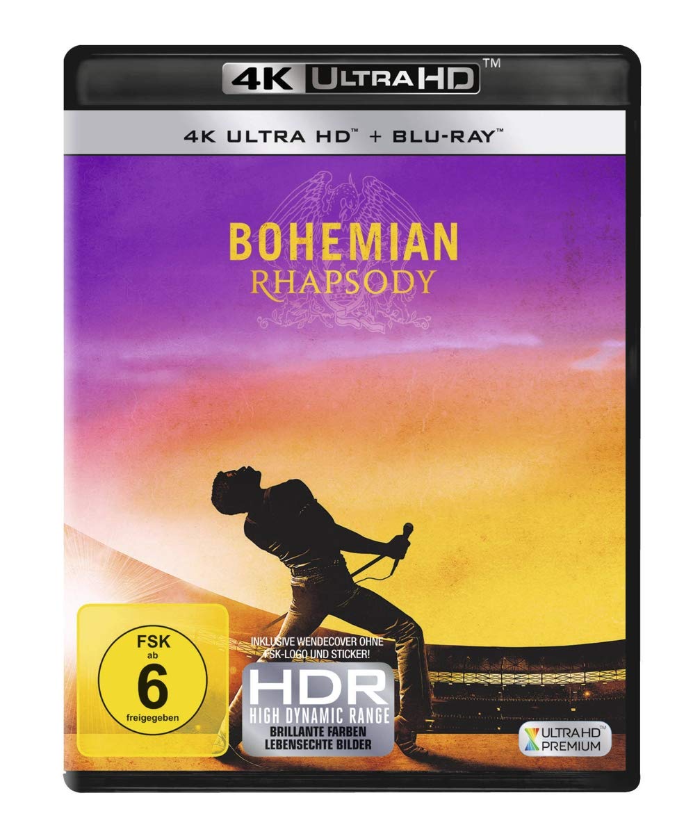 Bohemian Rhapsody 4K,1 UHD-Blu-ray: Ausgezeichnet mit 2 Golden Globes 2019 für den Besten Film (Drama) und Besten Hauptdarsteller (Rami Malek) und 4 ... und Sehgeschädigte geeignet.Großbritannien Movies