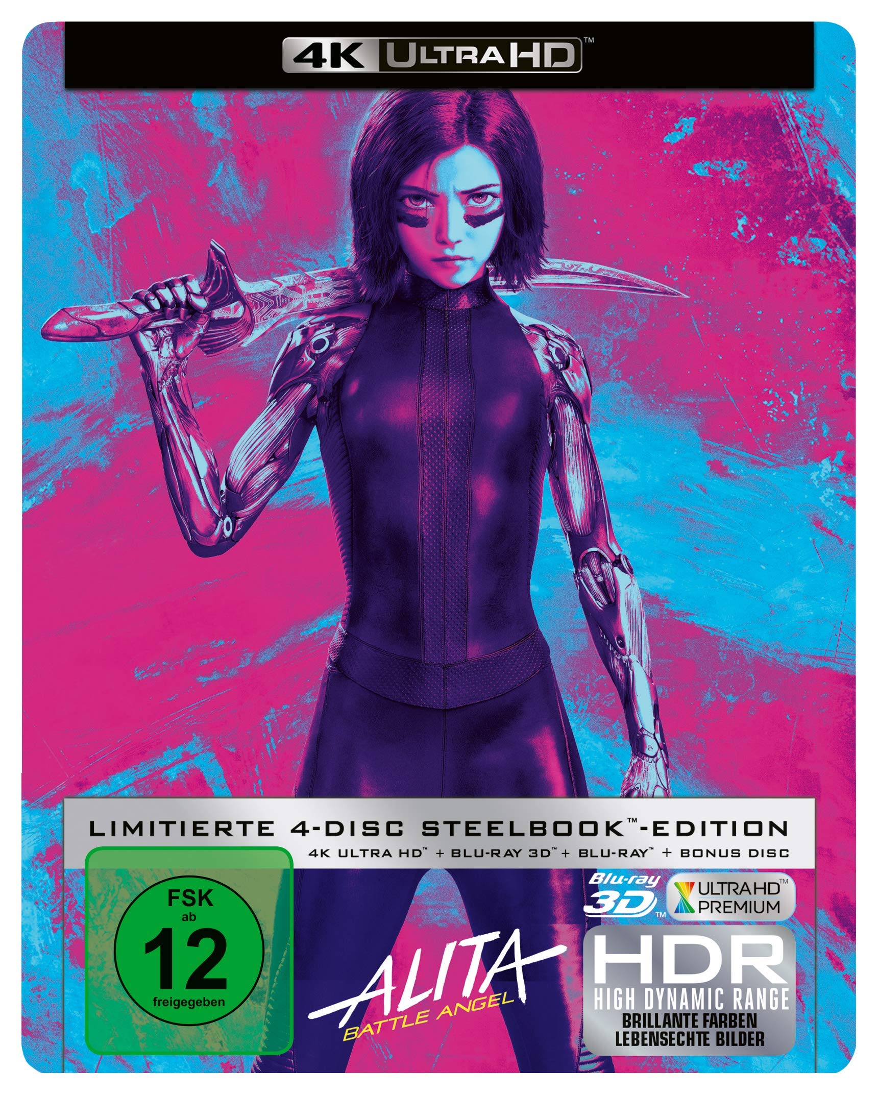 Alita: Battle Angel (4K Ultra HD Steelbook) Films