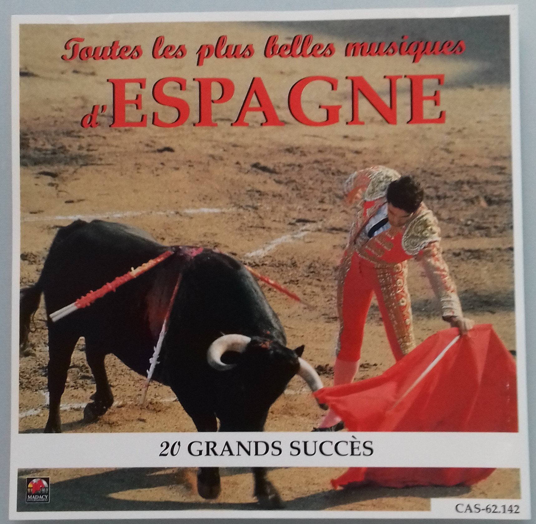 Toutes les plus belles musiques d'ESPAGNE cd