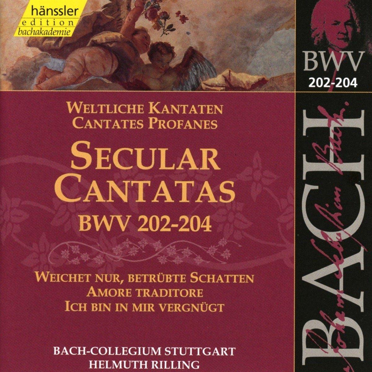 Edition Bachakademie Vol. 62 (Weltliche Kantaten BWV 202-204) Music