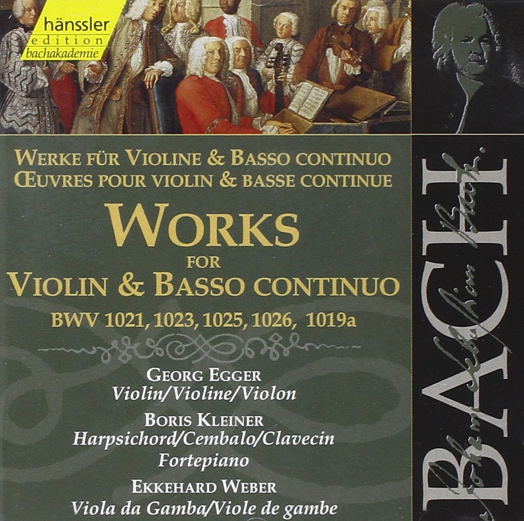 Edition Bachakademie Vol. 123 (Werke für Violine und Basso continuo) Classical
