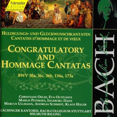 Edition Bachakademie Vol. 139 (Huldigungs- und Glückwunschkantaten) Classical