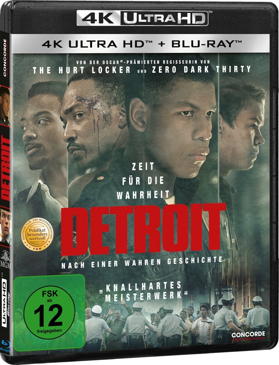 Detroit (4K Ultra HD) + (Blu-ray) Films