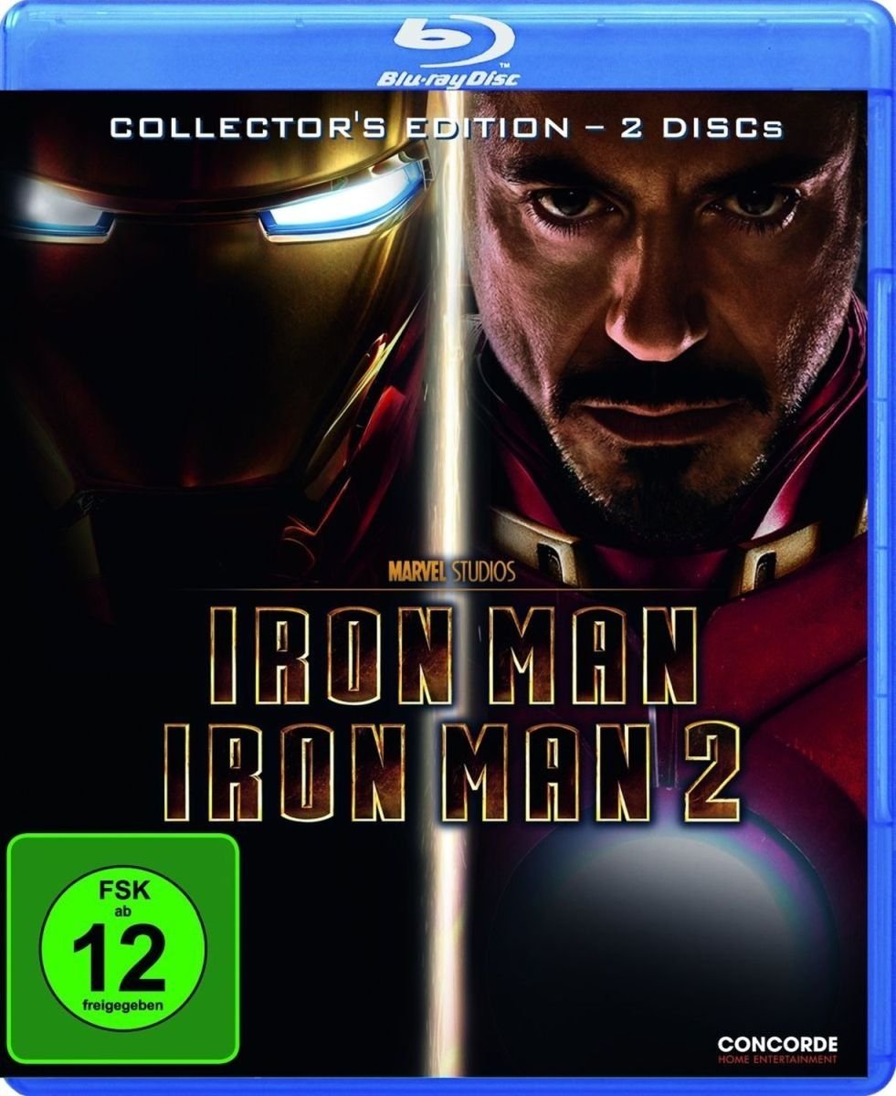 Iron Man & Iron Man 2 dvd