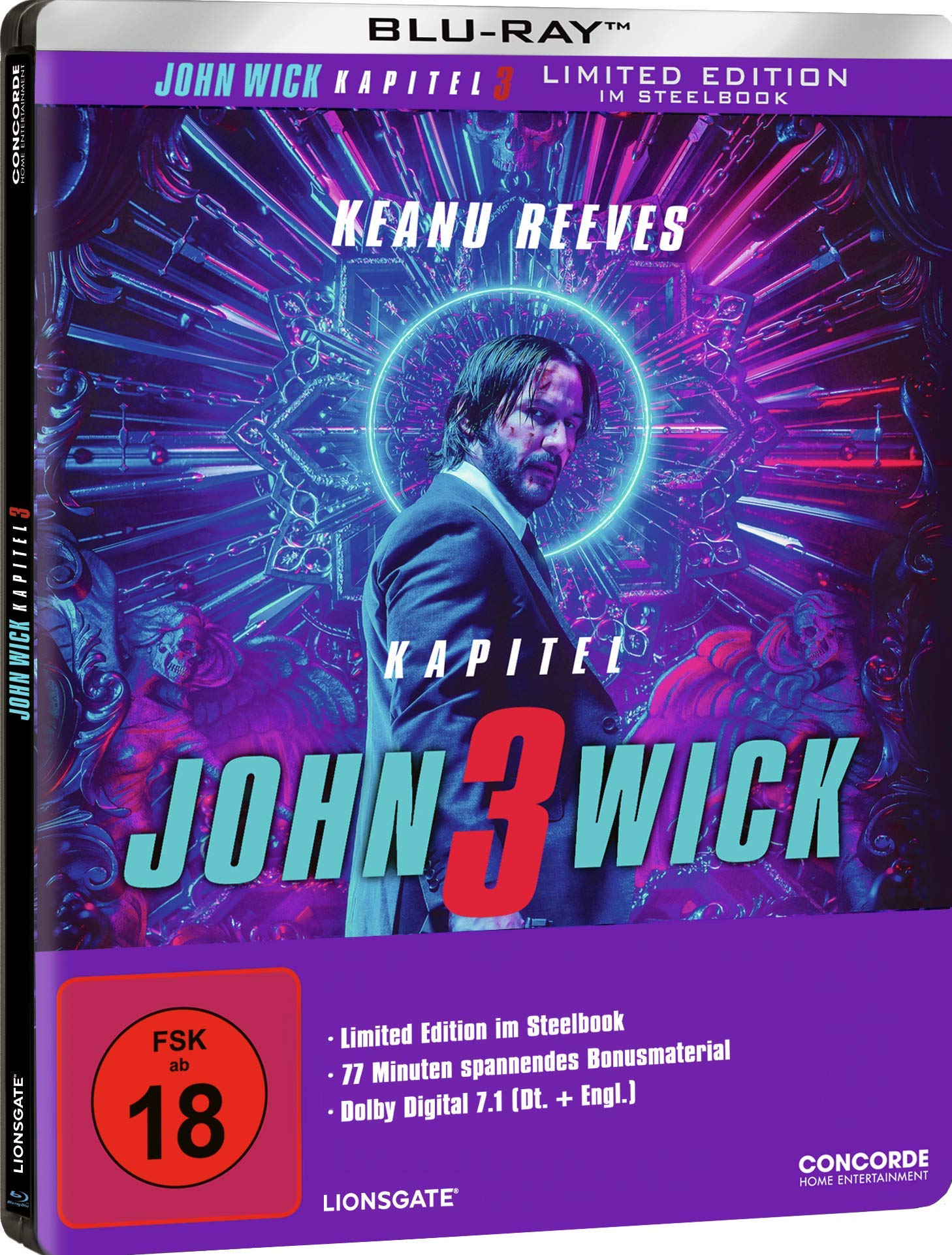 John Wick: Kapitel 3 - Limited Blu-ray Edition im Steelbook Films