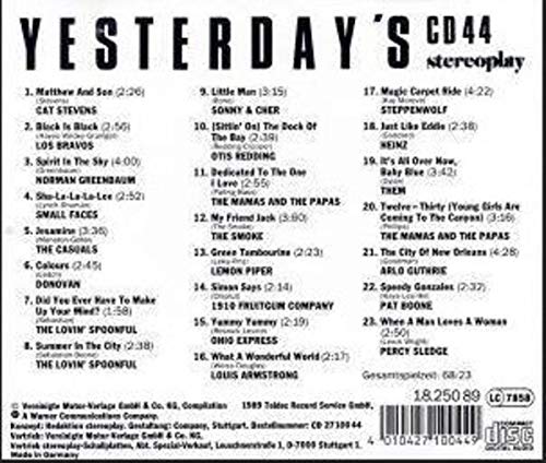 Stereoplay - Yesterday´s - CD 44 Music