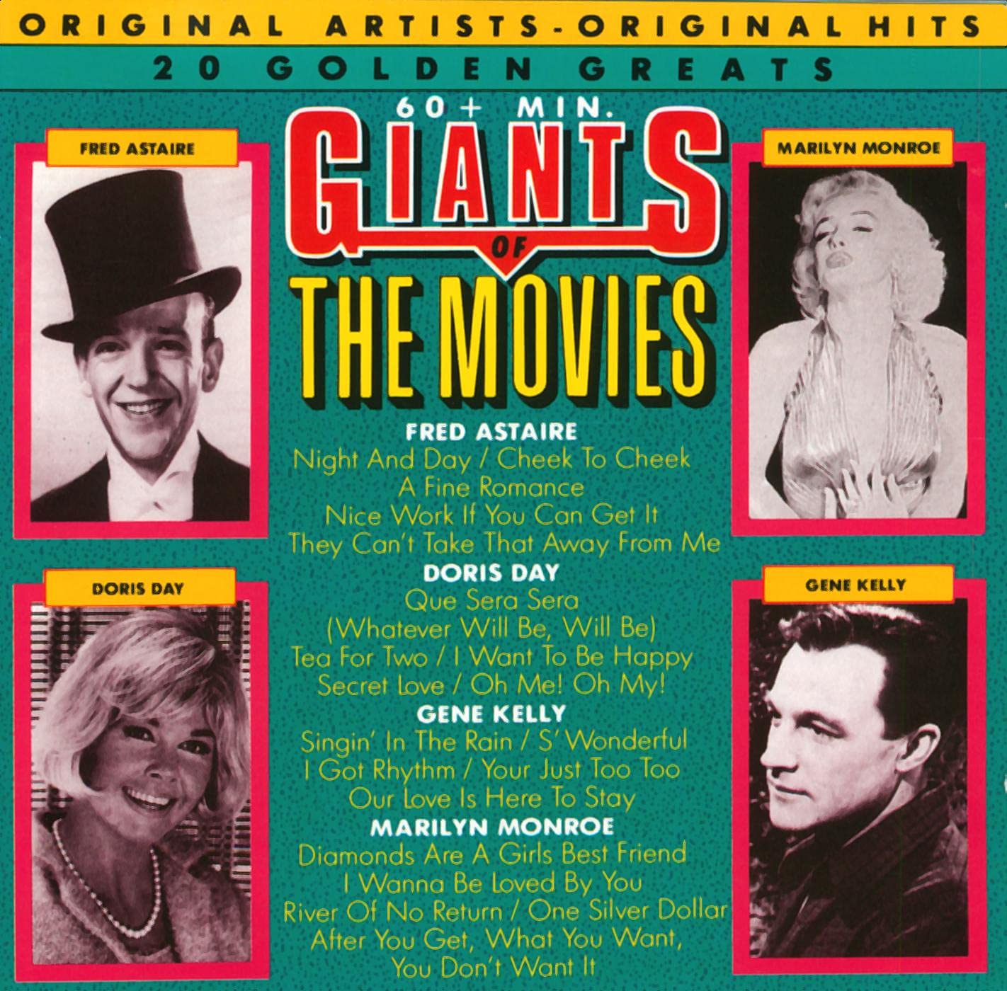 THE GIANTS OF THE MOVIES. Original Artists - Original Hits. CD-GTS76607 Music