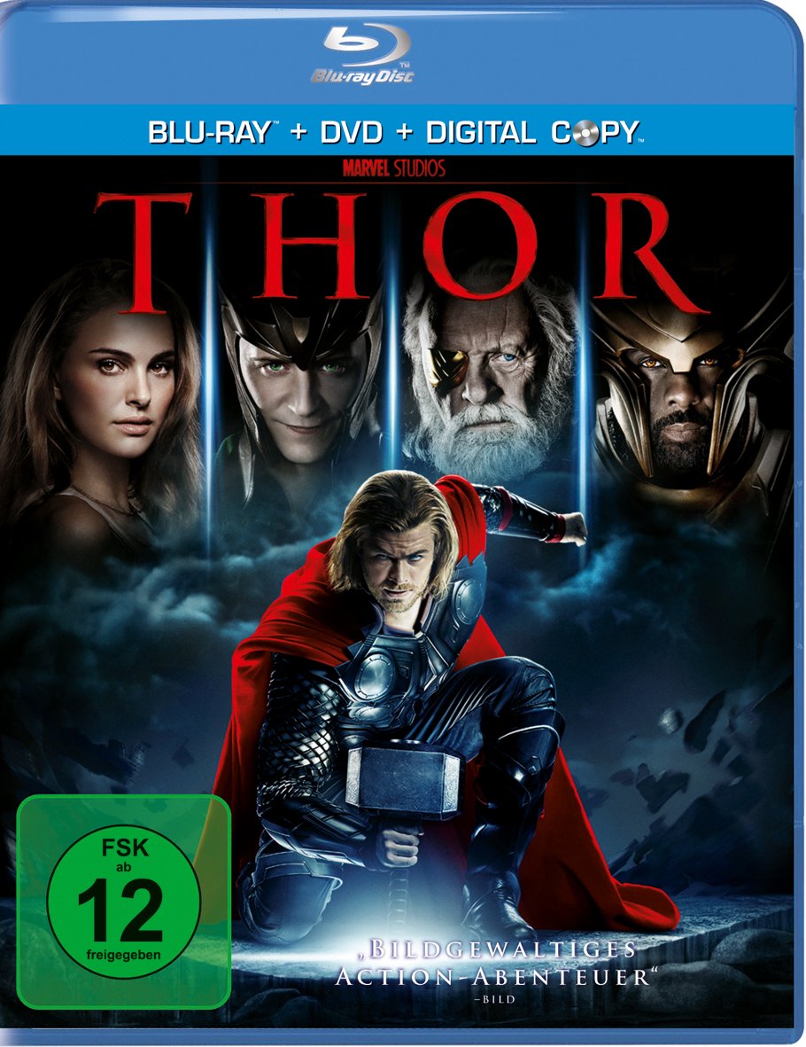 Thor - Blu-ray + DVD + Digital Copy (Blu-ray) Movies