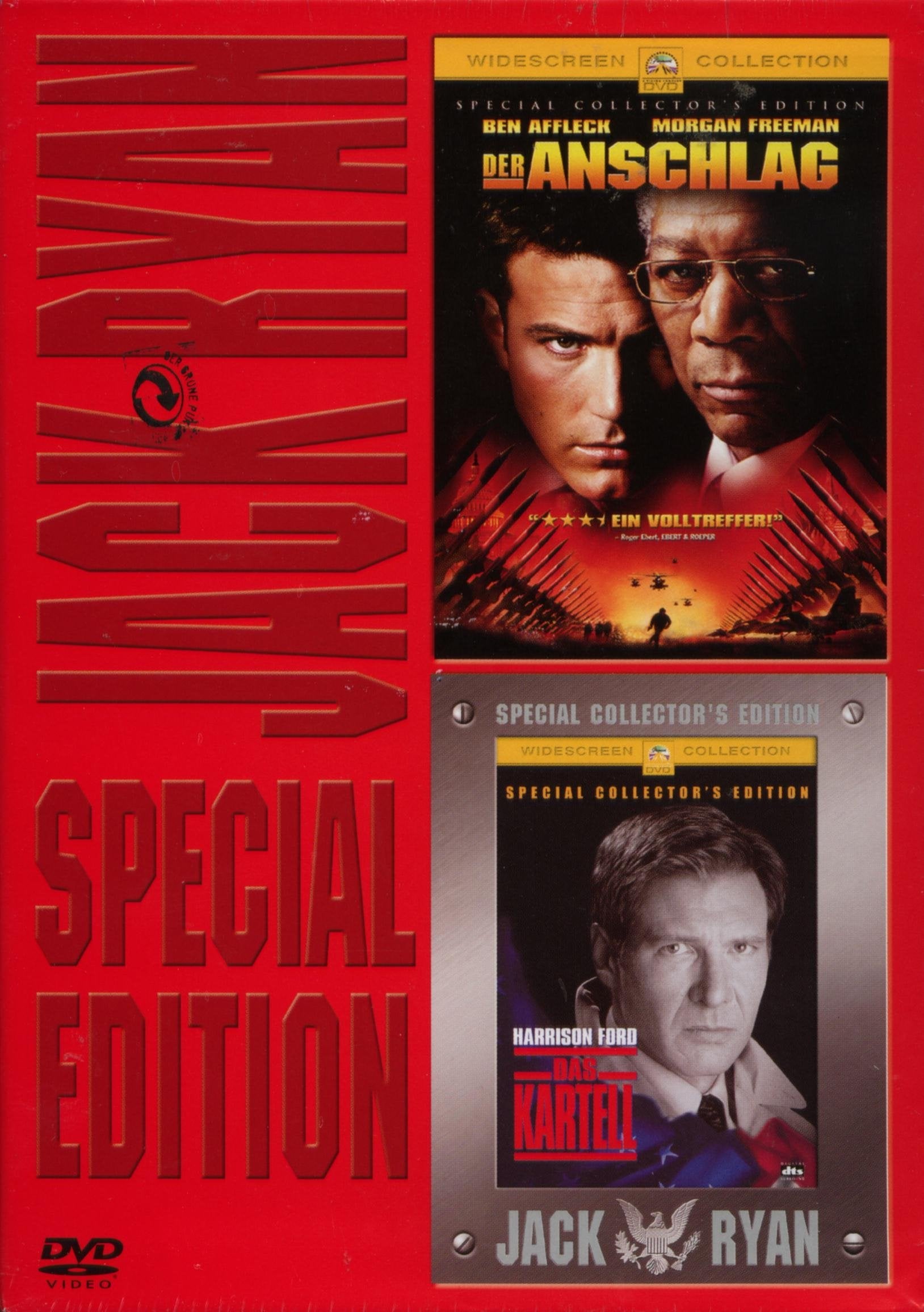 Der Anschlag - Das Kartell - Special Collector's Edition 2 DVD Films