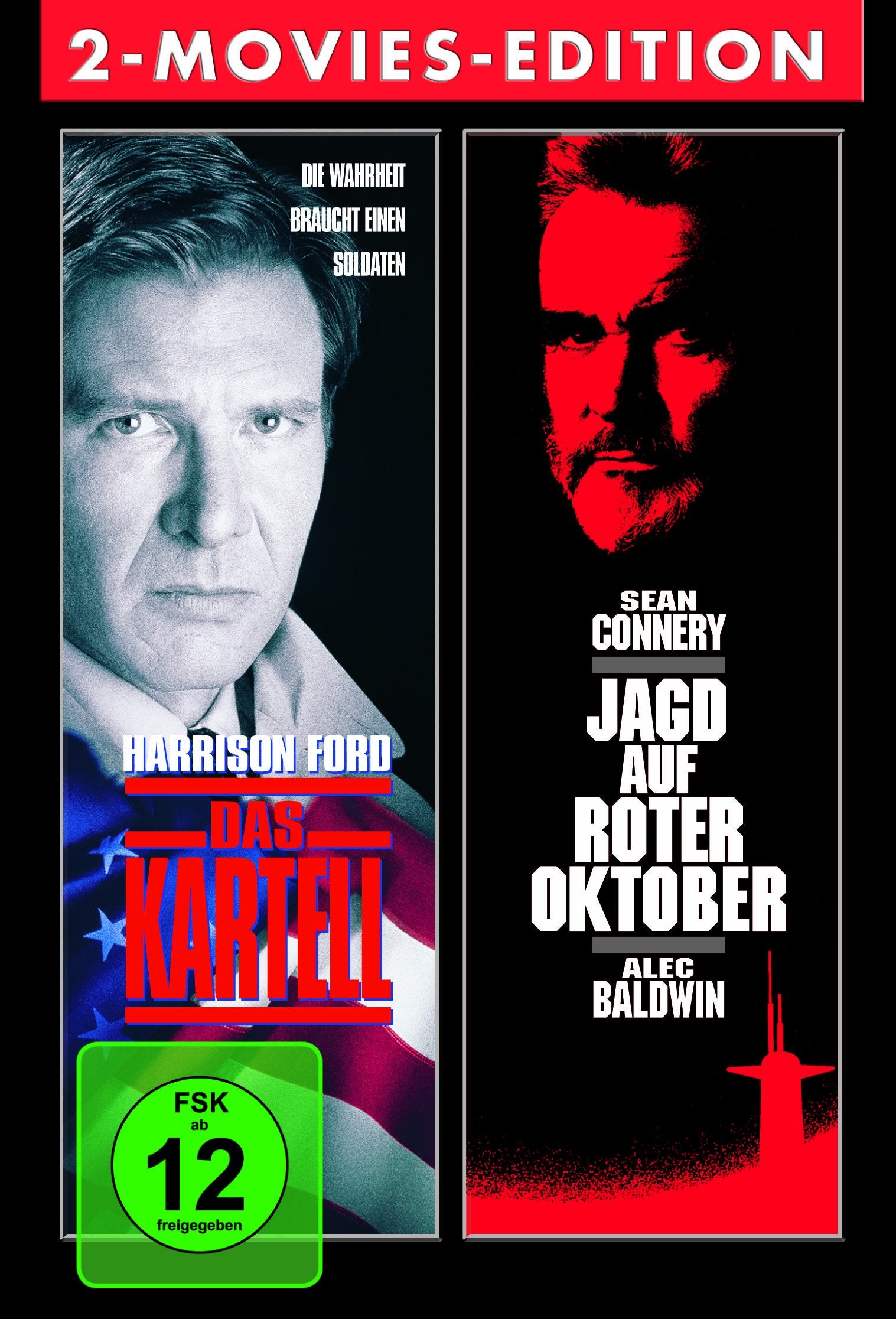 Political Thriller 2 Disc Boxset: Das Kartell & Jagd auf Roter Oktober Films